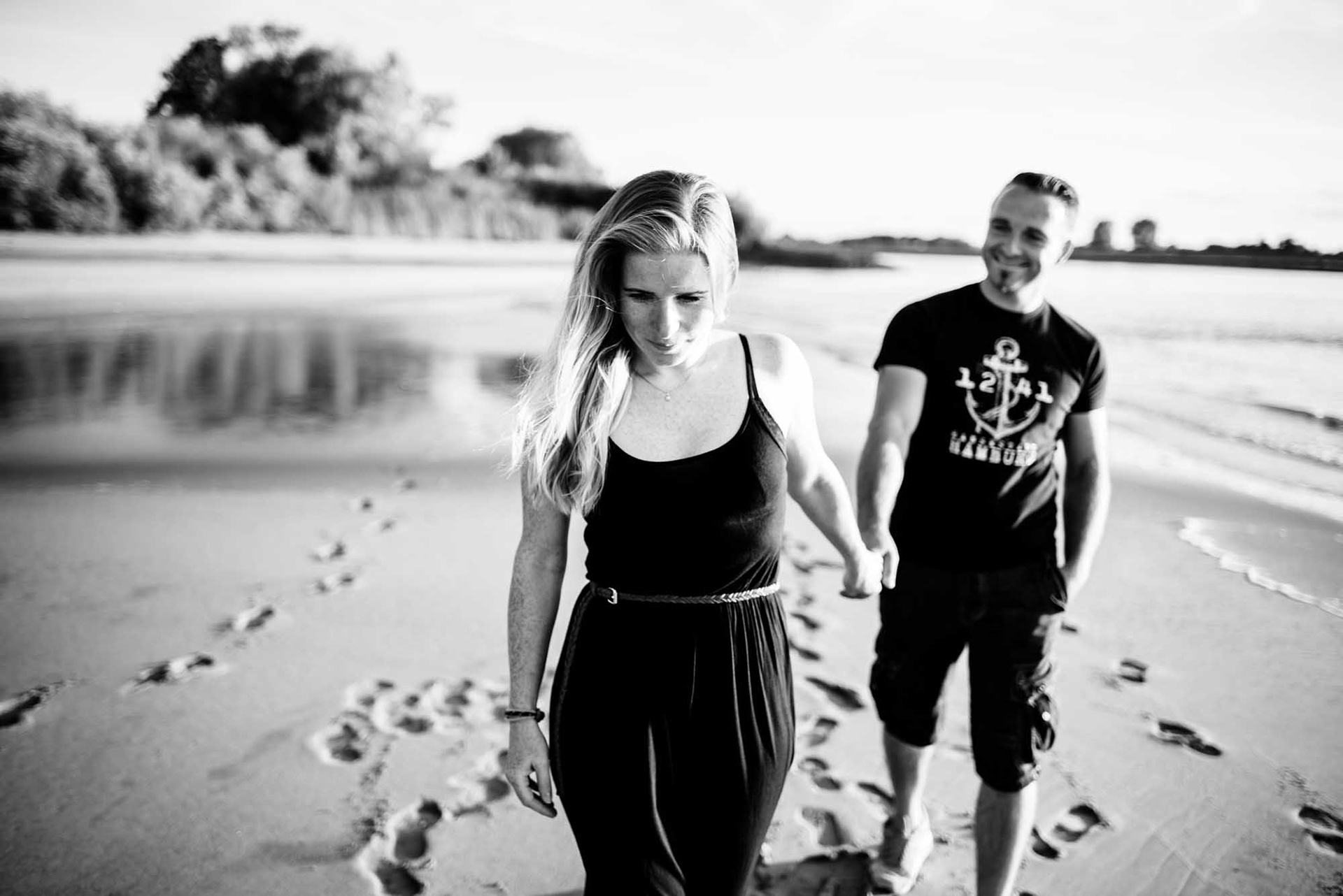 Engagement Shooting | Paarshooting vor der Hochzeit an der Elbe