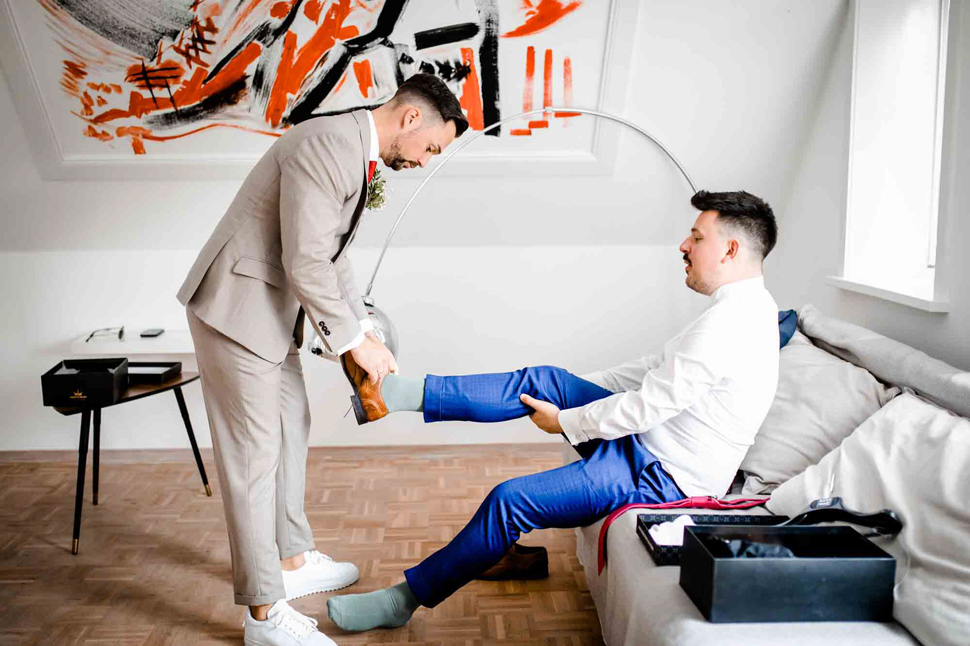 Getting Ready Bräutigam