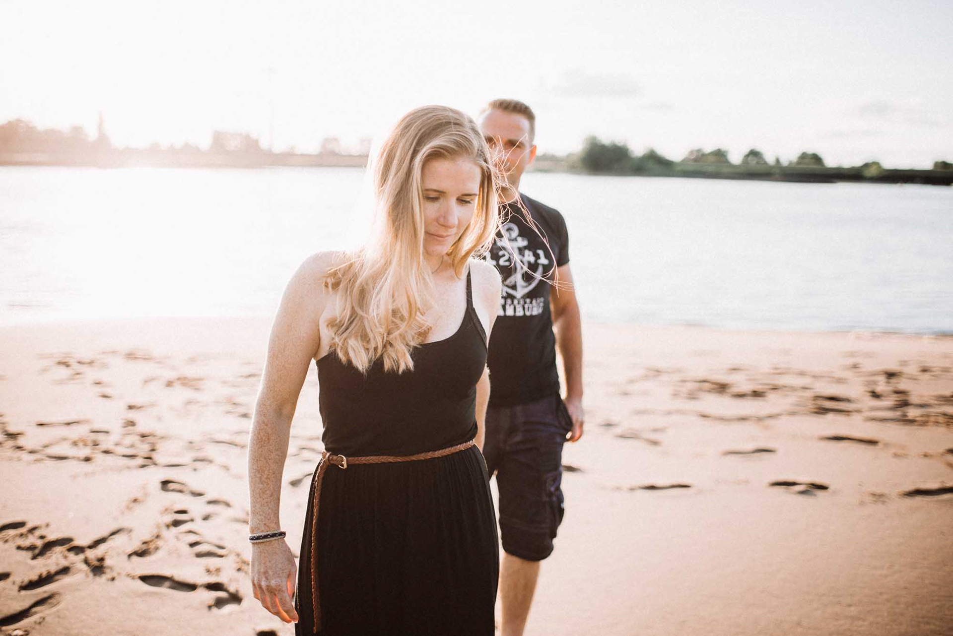 Engagement Shooting | Paarshooting vor der Hochzeit an der Elbe