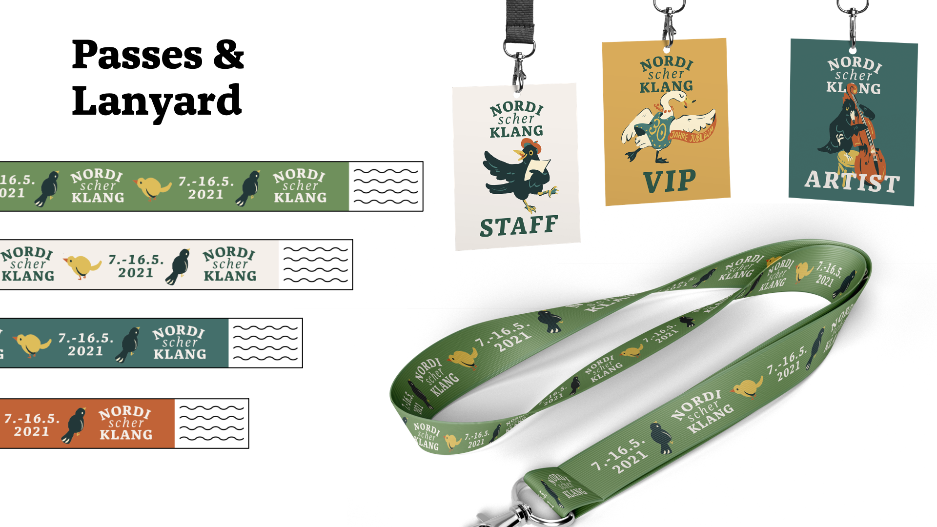 Rannekeet ja kaulanauha / Passes & lanyard