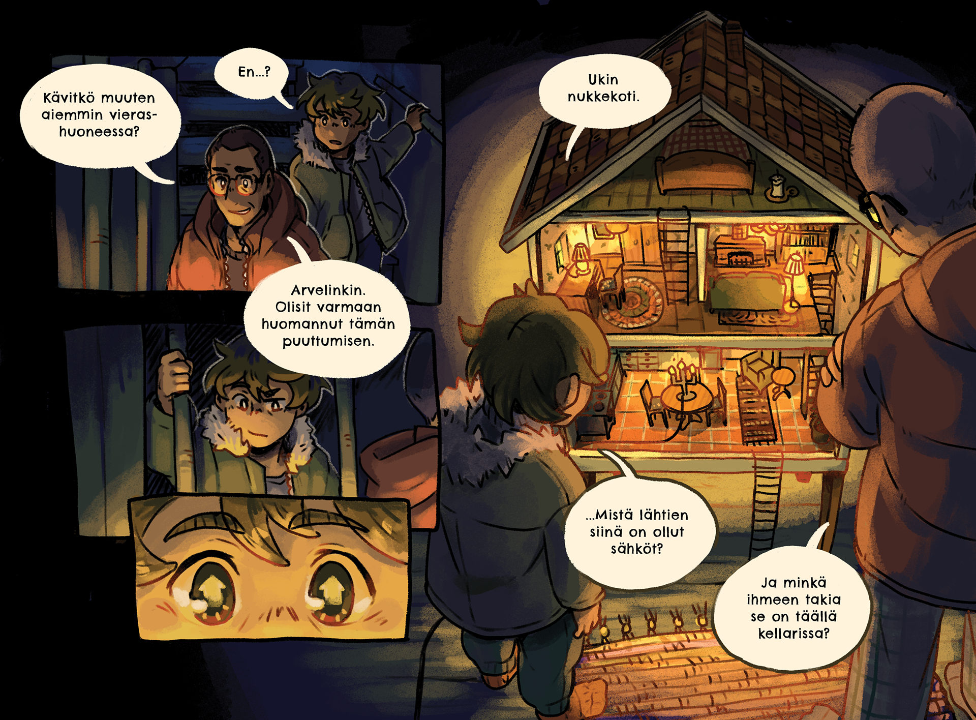 Sarjakuva-aukeama / Comic spread