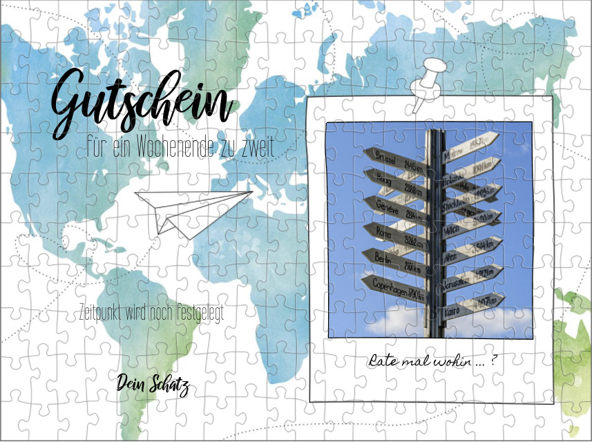 Gutschein-Puzzle