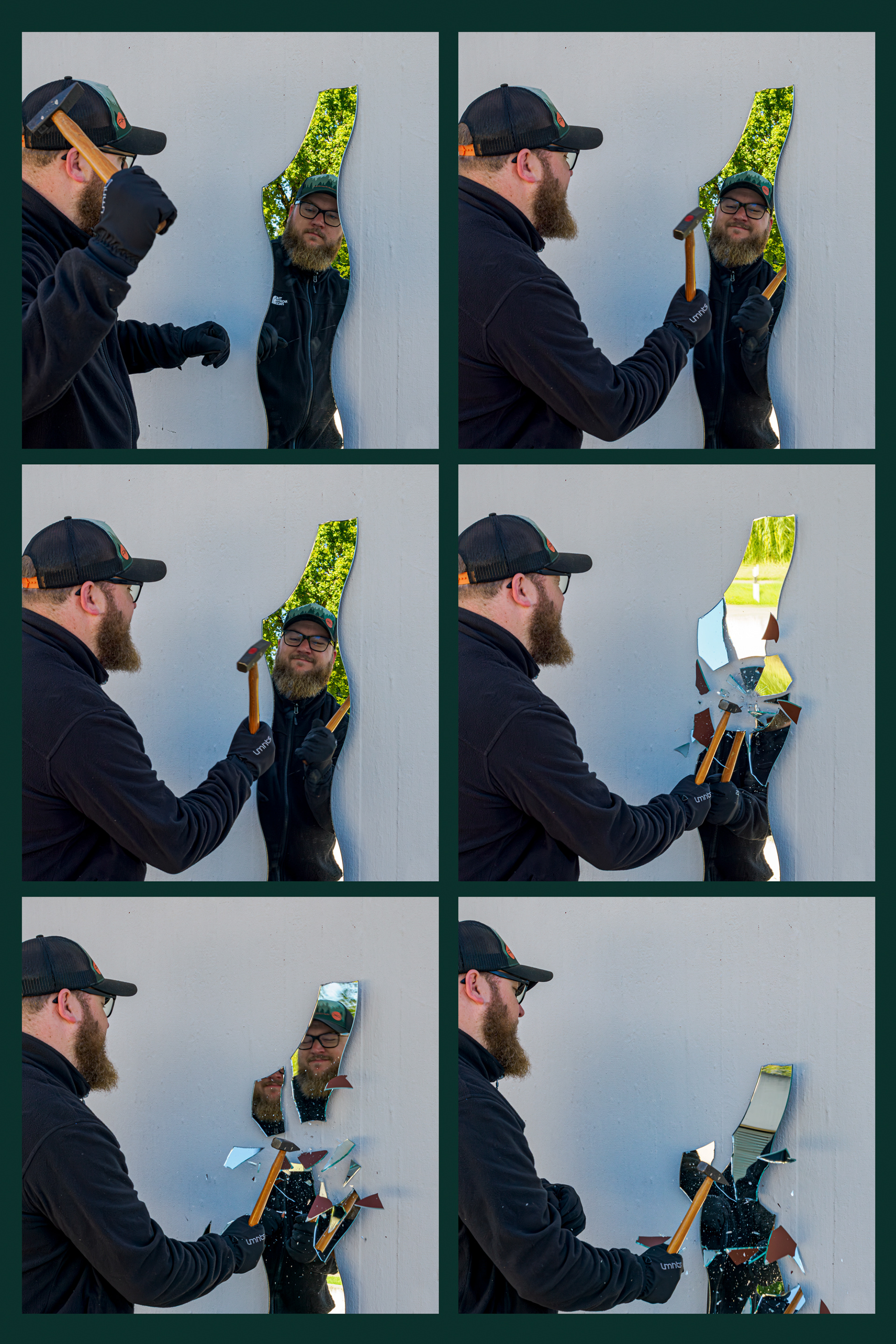 Spiegelzertrümmerung