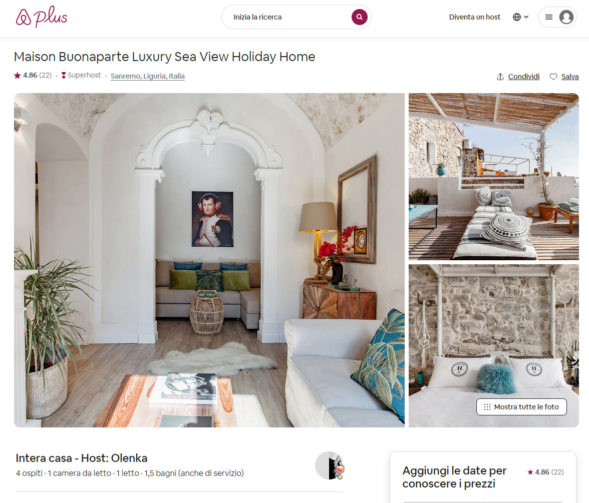 fotografia d'interni per agenzia immobiliare BNB 