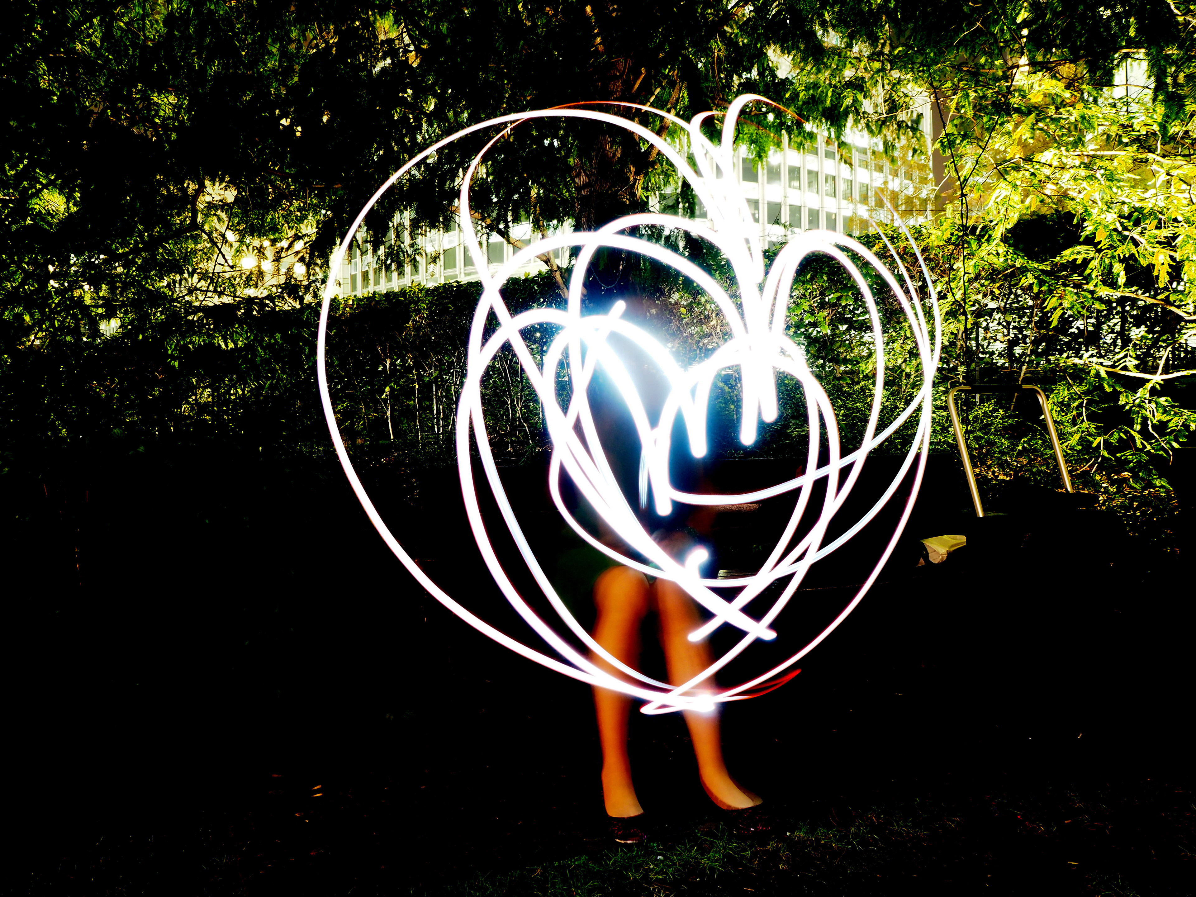 Light Painting in Jubilee Gardens