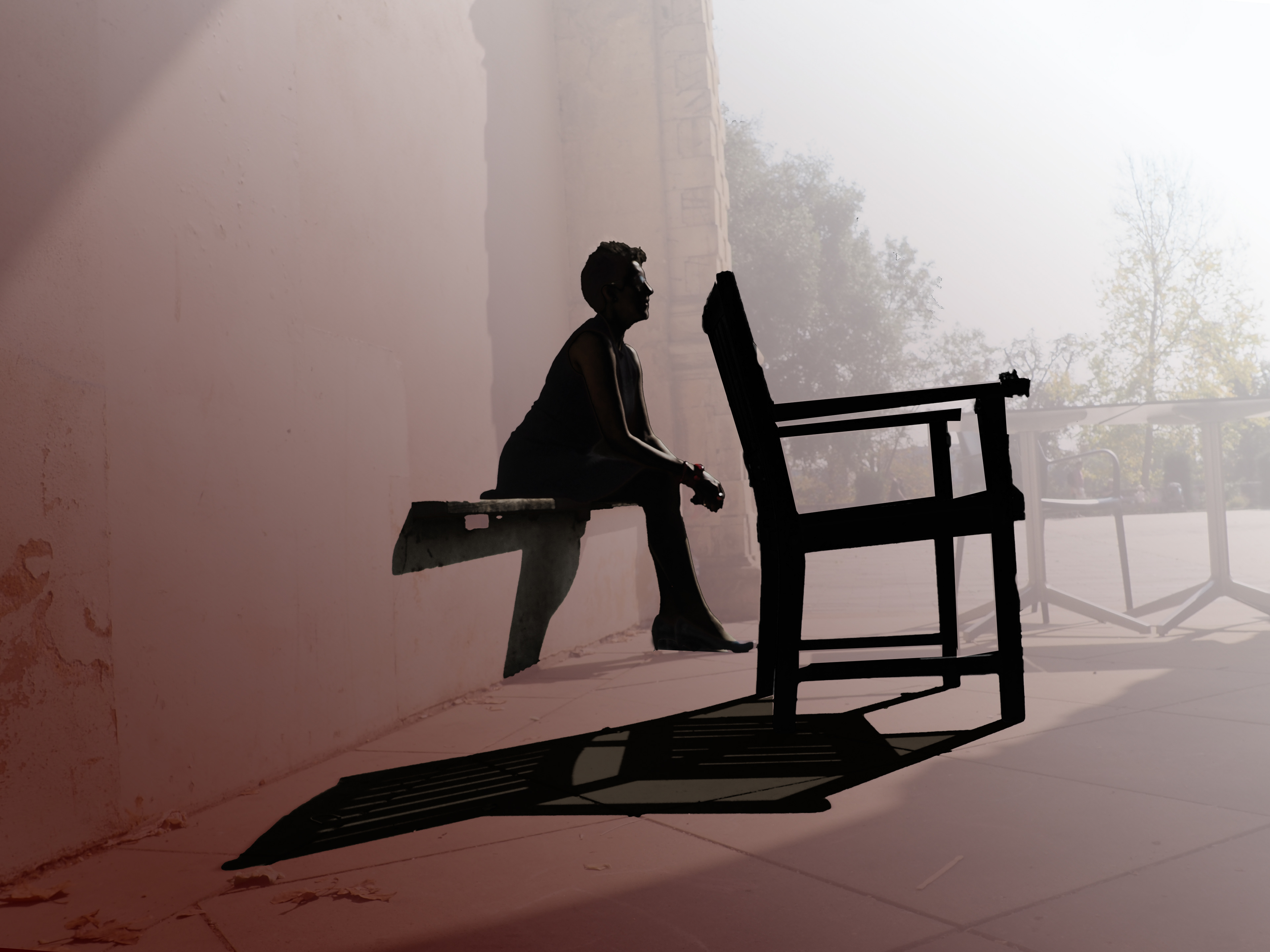 Chair and Model: Landscape