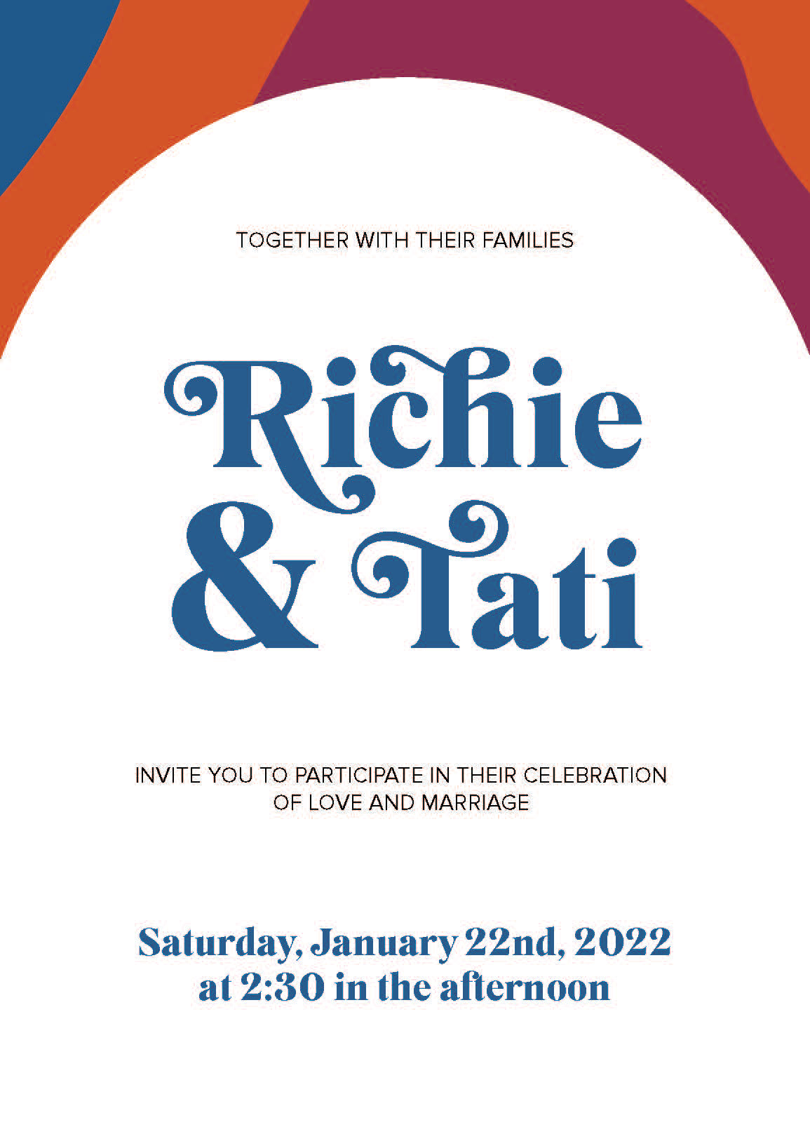 Wedding Invitation (Front)