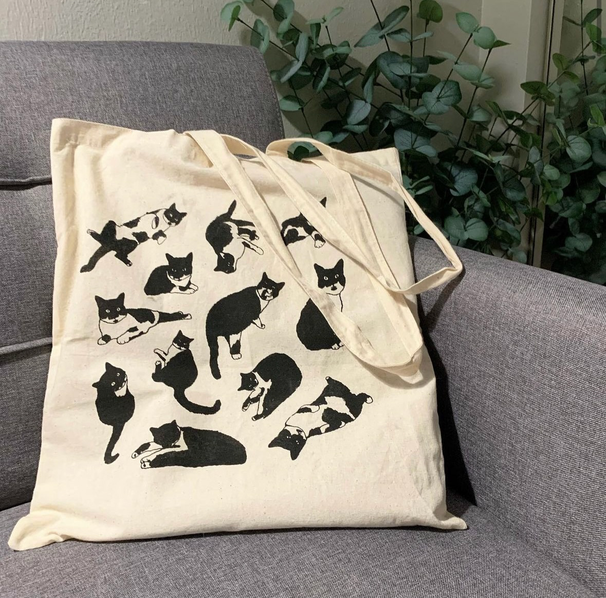 Screen Printed Tote Bag
