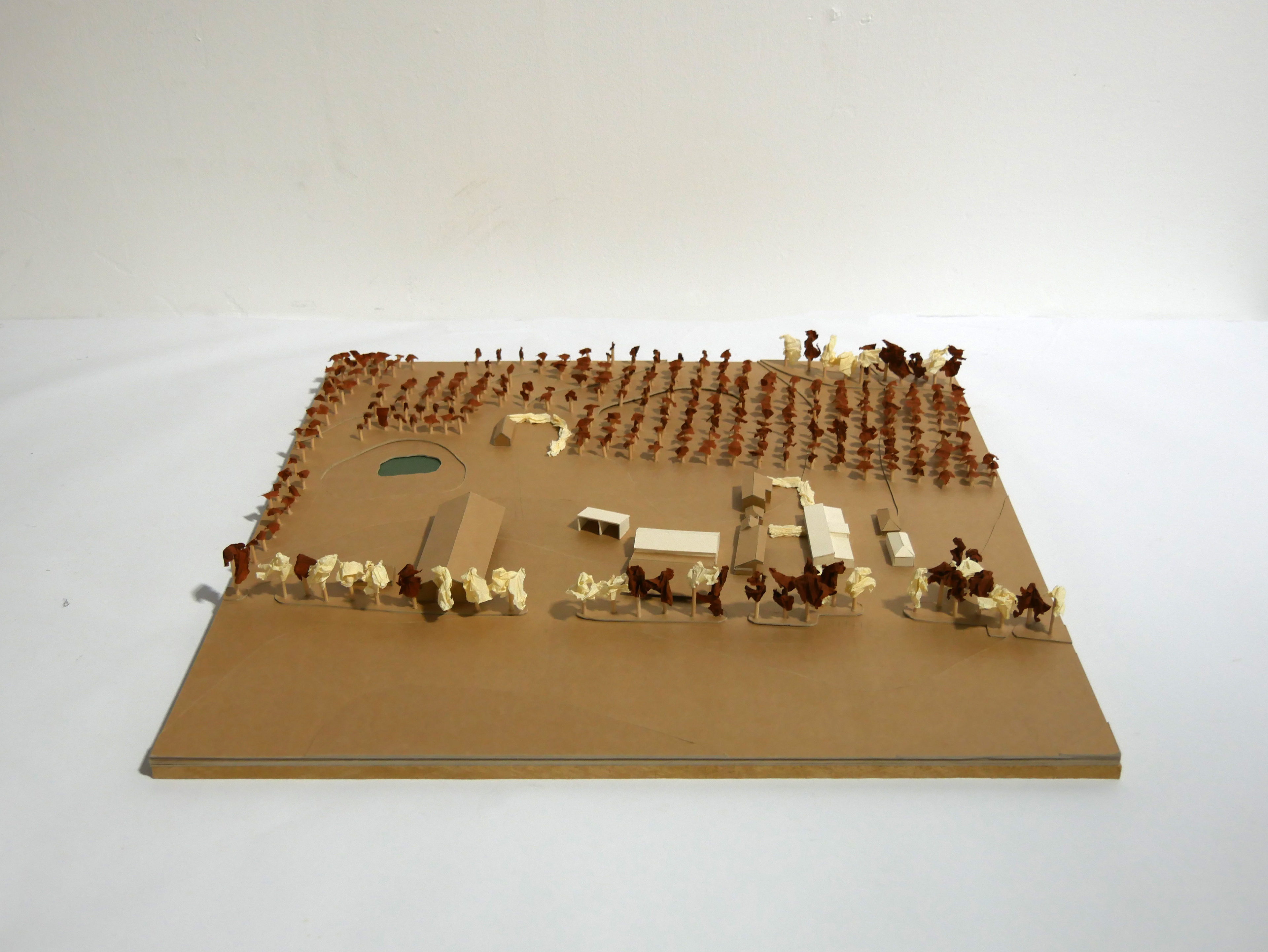 Maquette du site, 1.500e