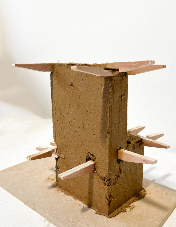 Maquette d'expérimentation des principes de porte-à-faux