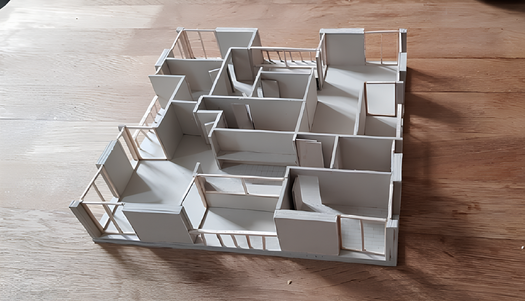 Maquette d'un étage d'une tour, 1.100e