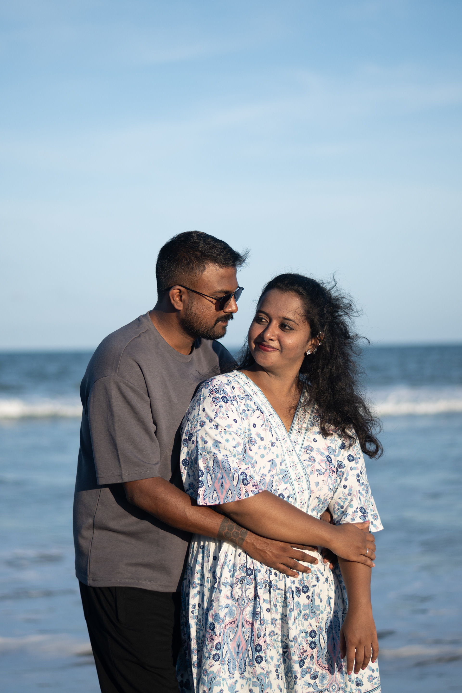 beach postwedding