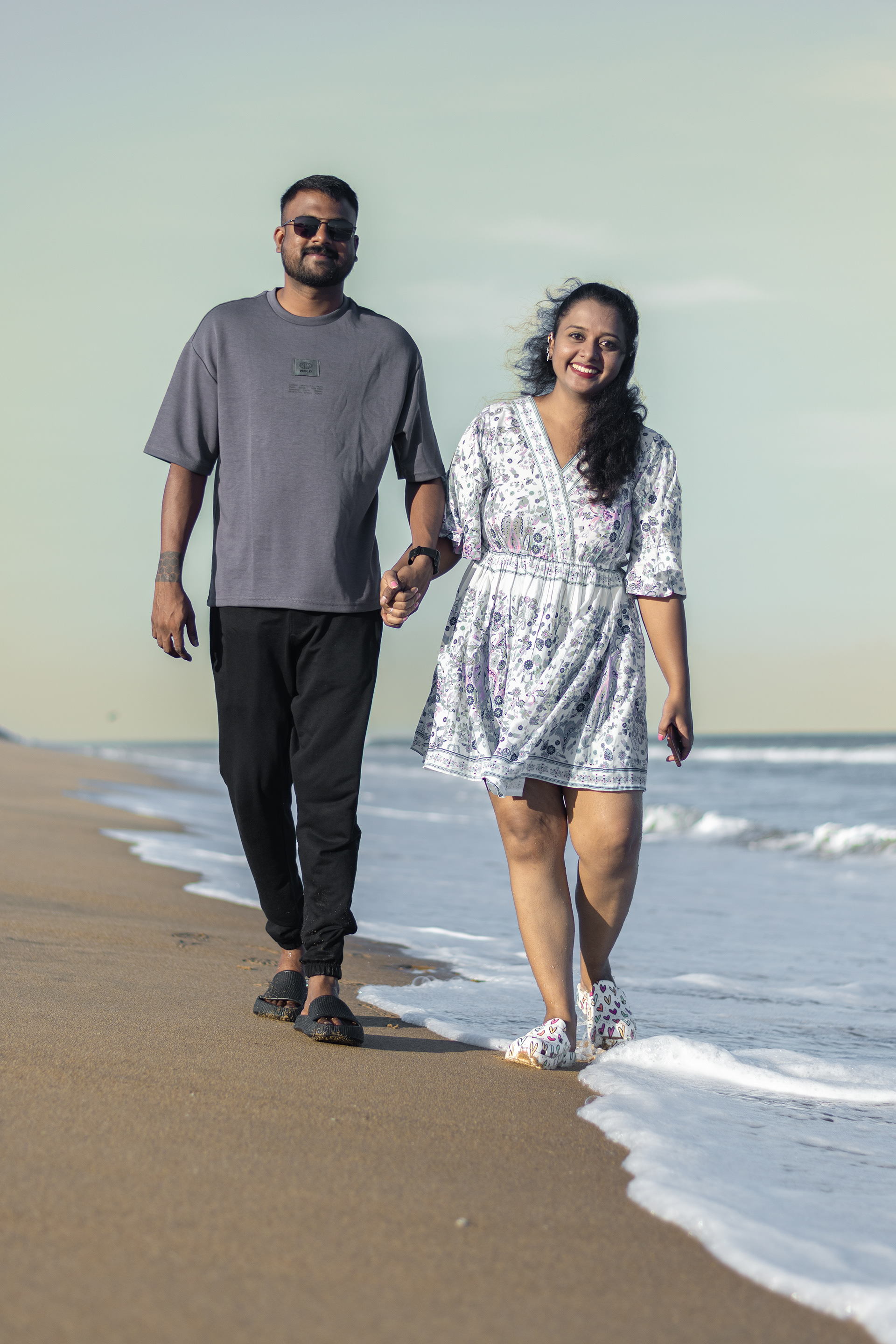 beach postwedding