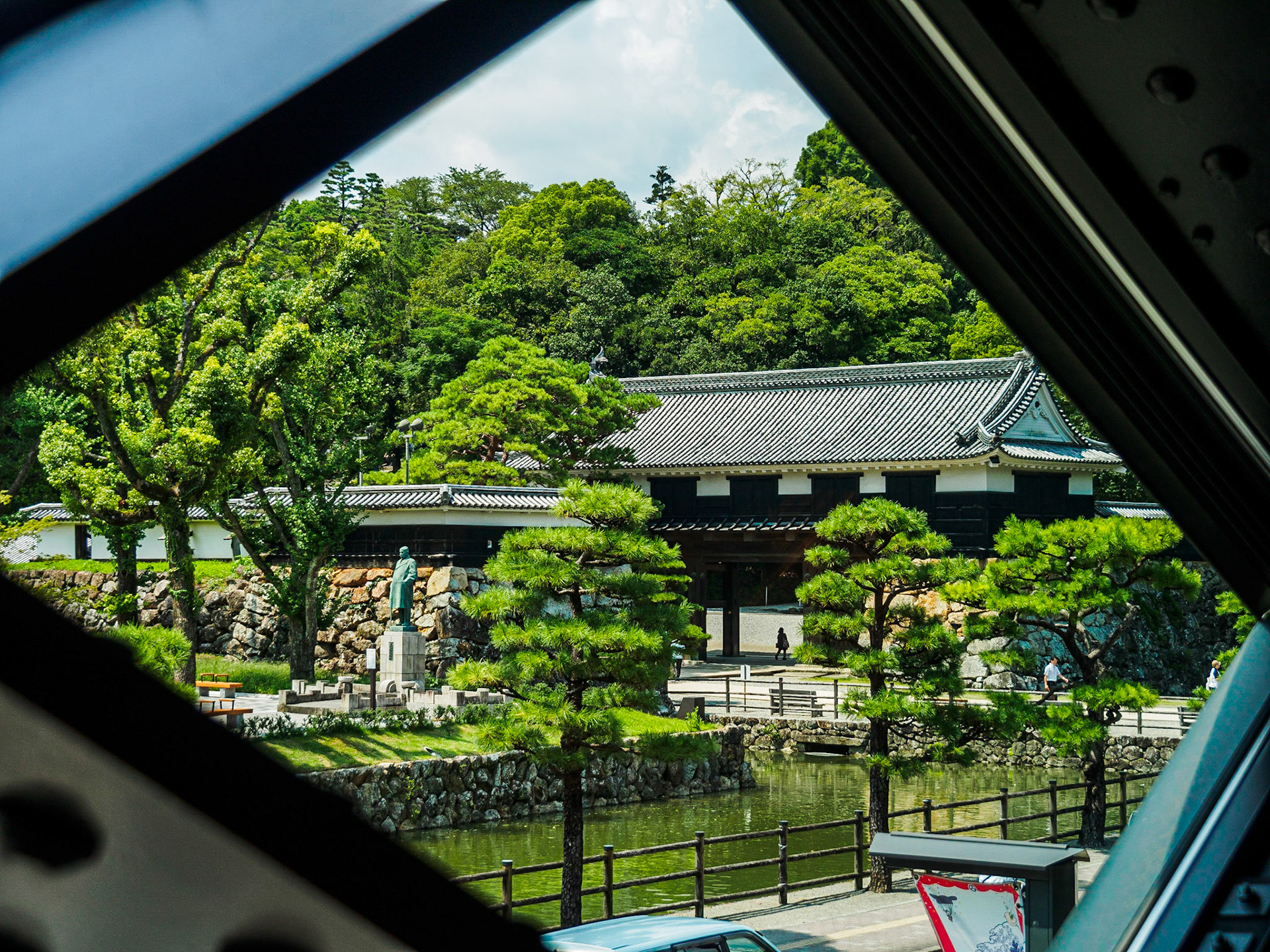 Kochi Castle view from Kochi Castle Museum