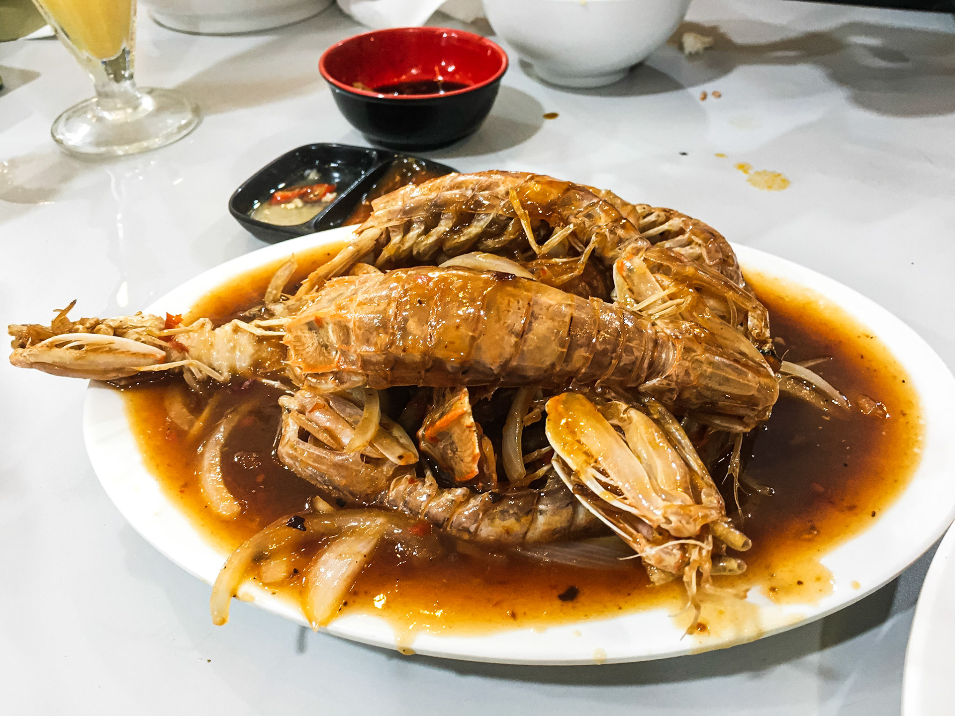 Mantis Prawns Dinner