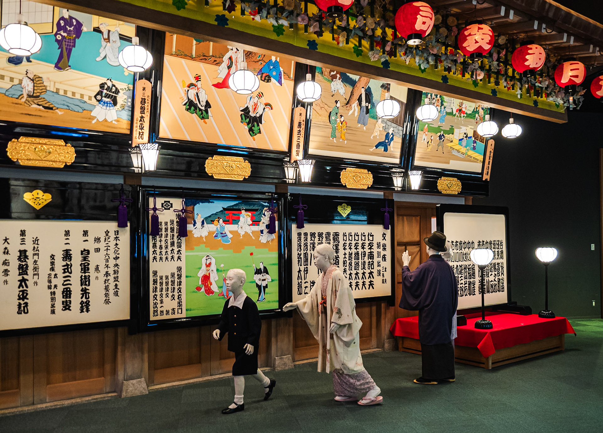 Streets of Shinsaibashi and Dotombori in the late Taisho and Early Showa Periods