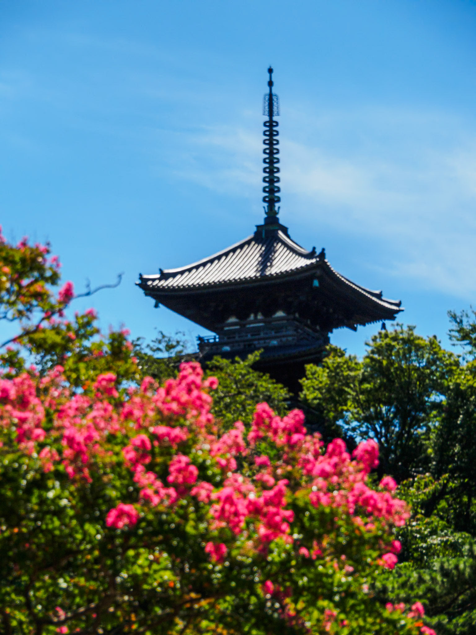 Three-Storey Pagoda of Former Tomyoji Temple