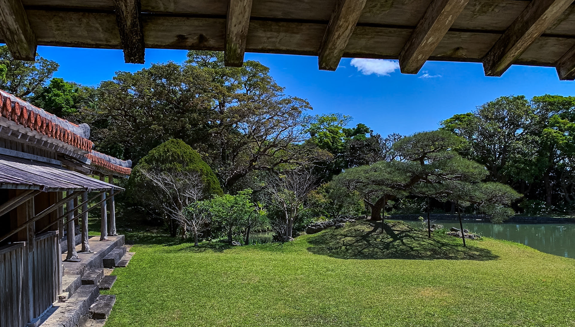Garden view from Palace