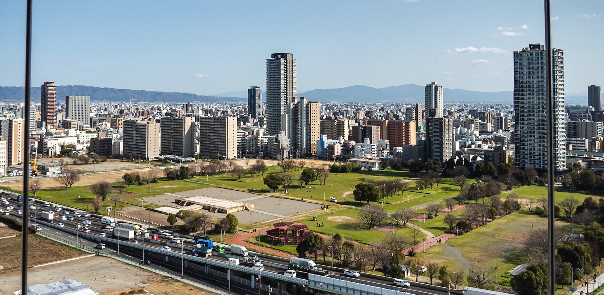 View from 10th Floor of Osaka Museum of History