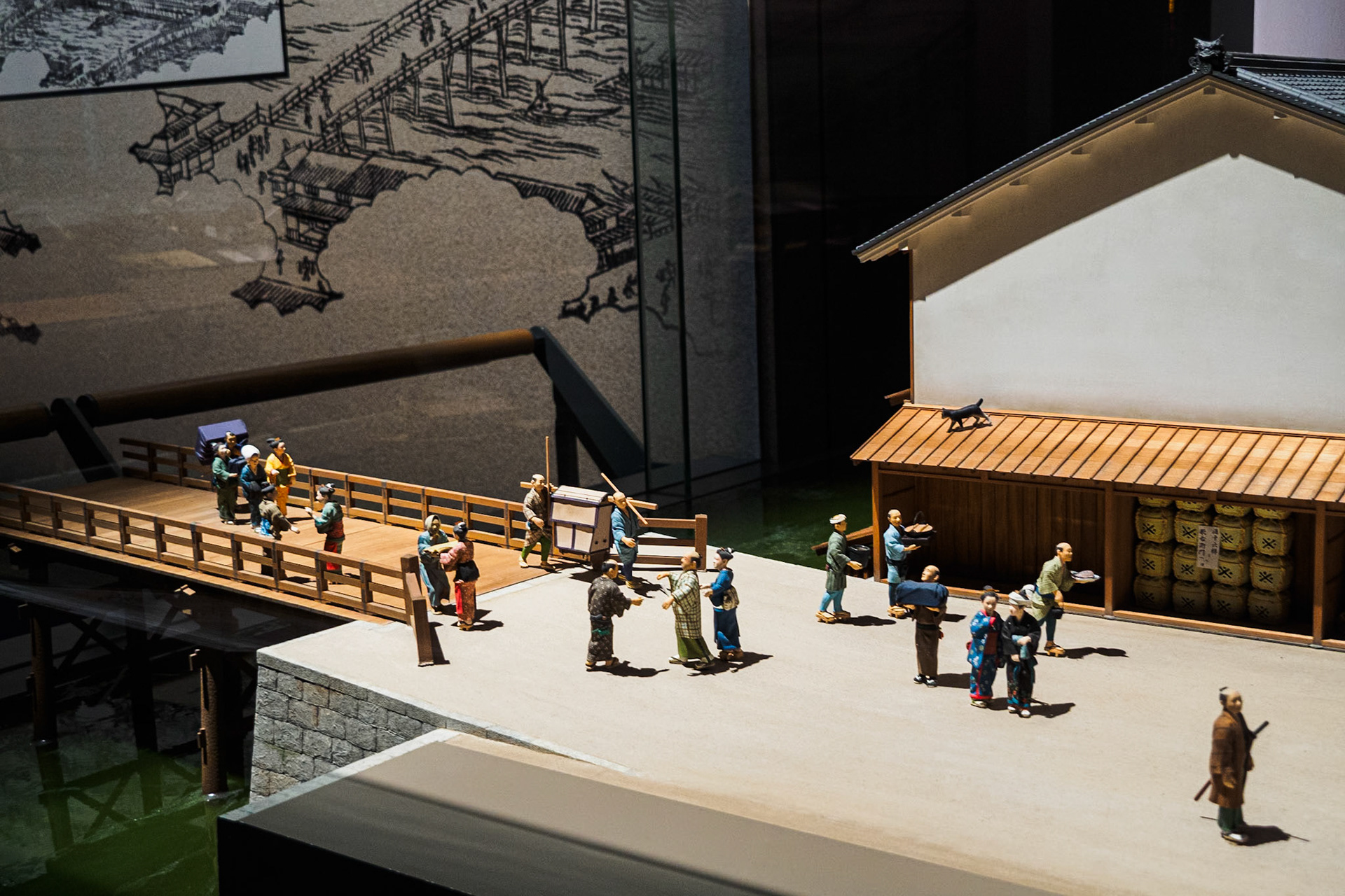 Miniature models of Naniwa