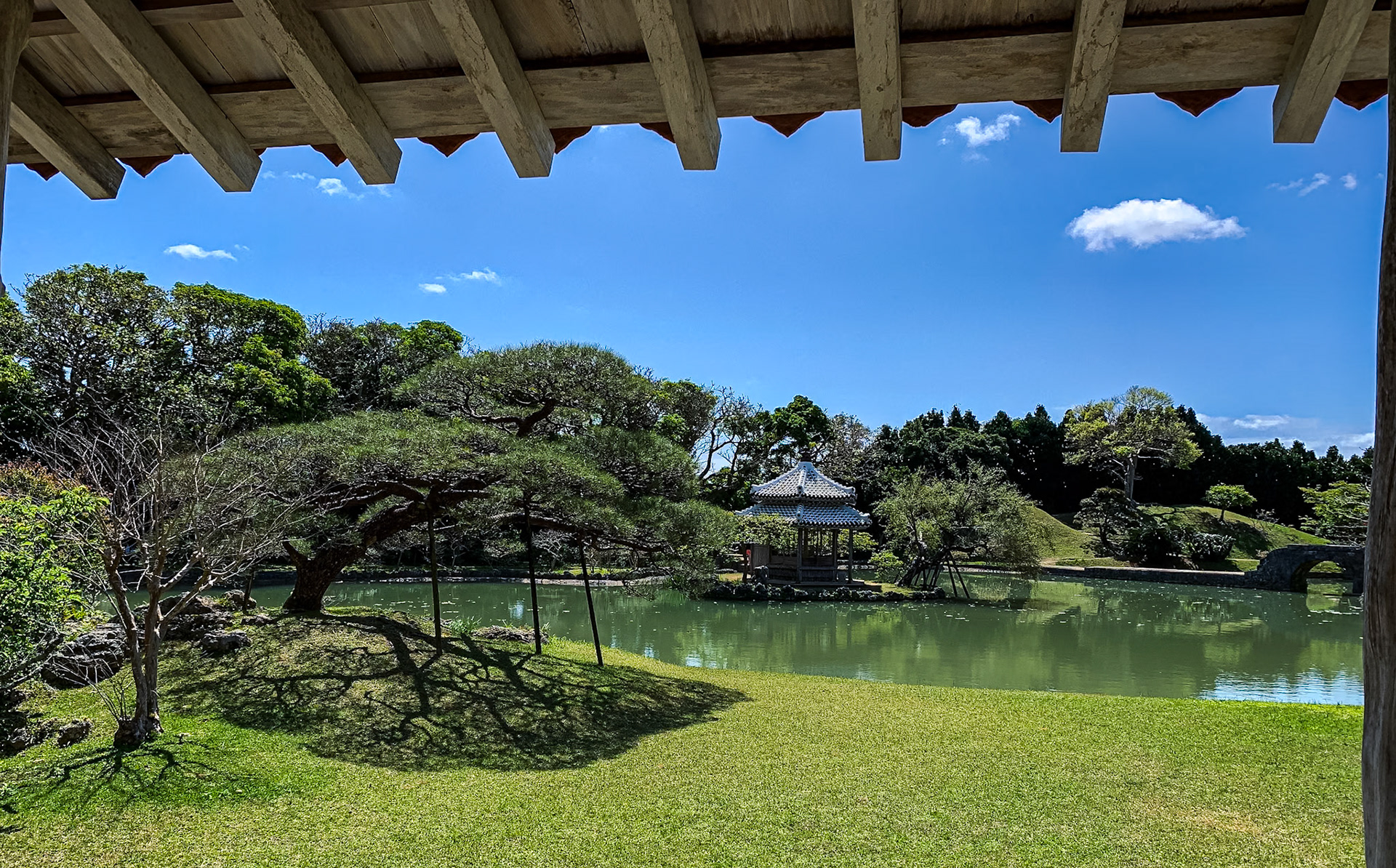 Garden view from Palace