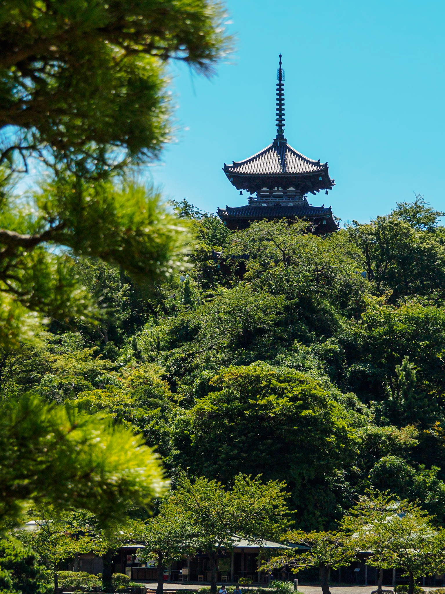 Three-Storey Pagoda of Former Tomyoji Temple