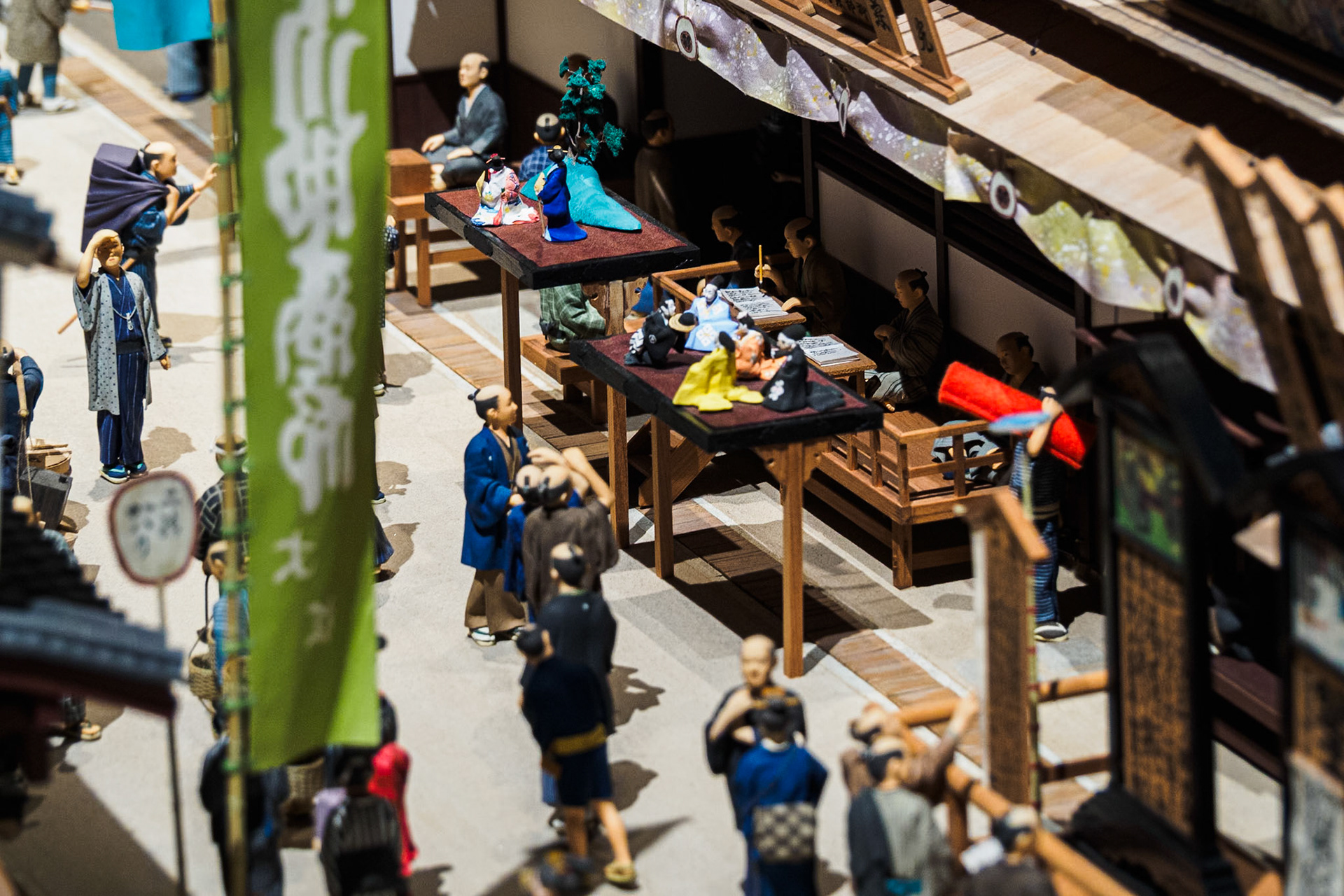 Miniature models of Naniwa