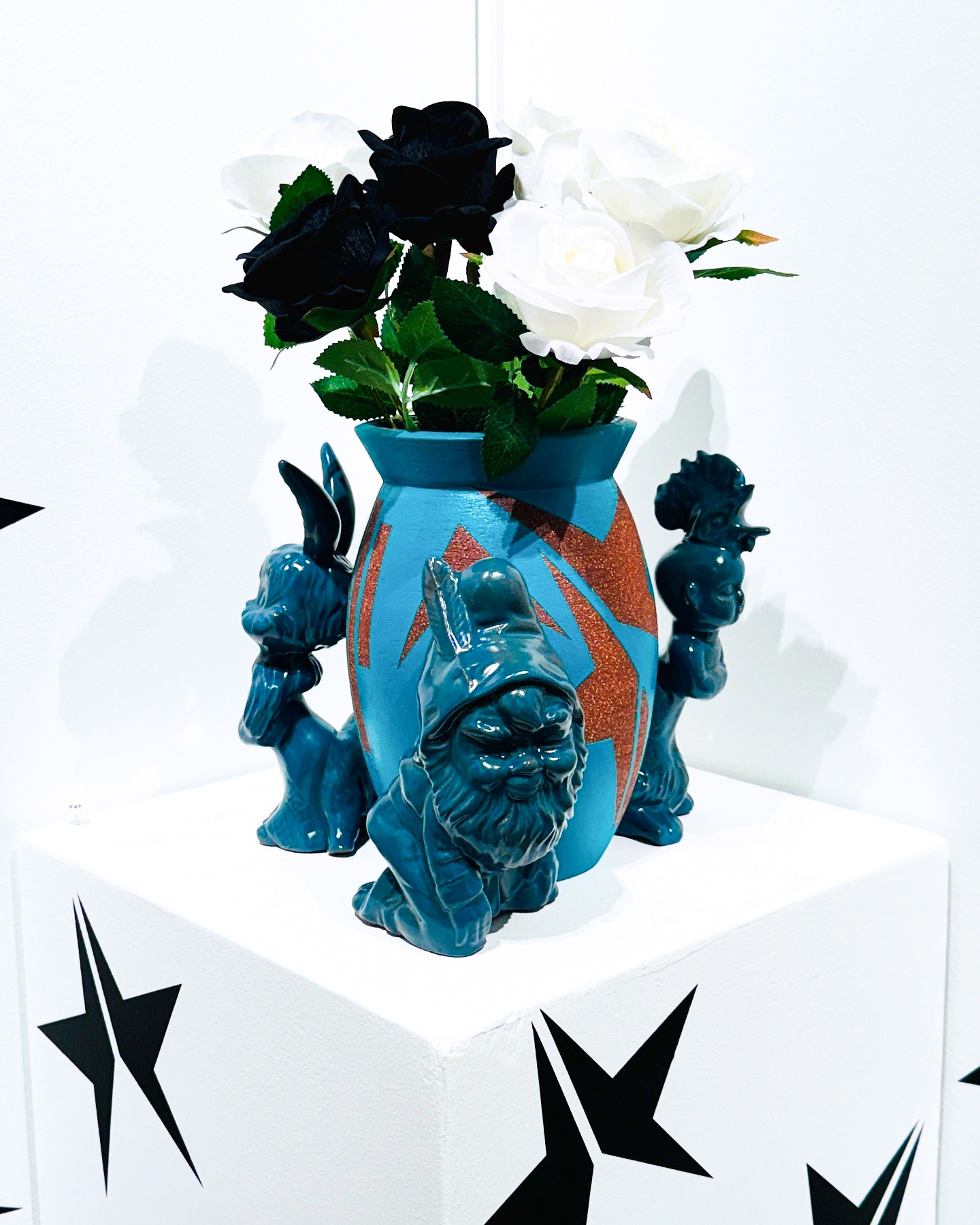 Our Better Angels 2, 2025, glaze on mid-range stoneware, cone 5.