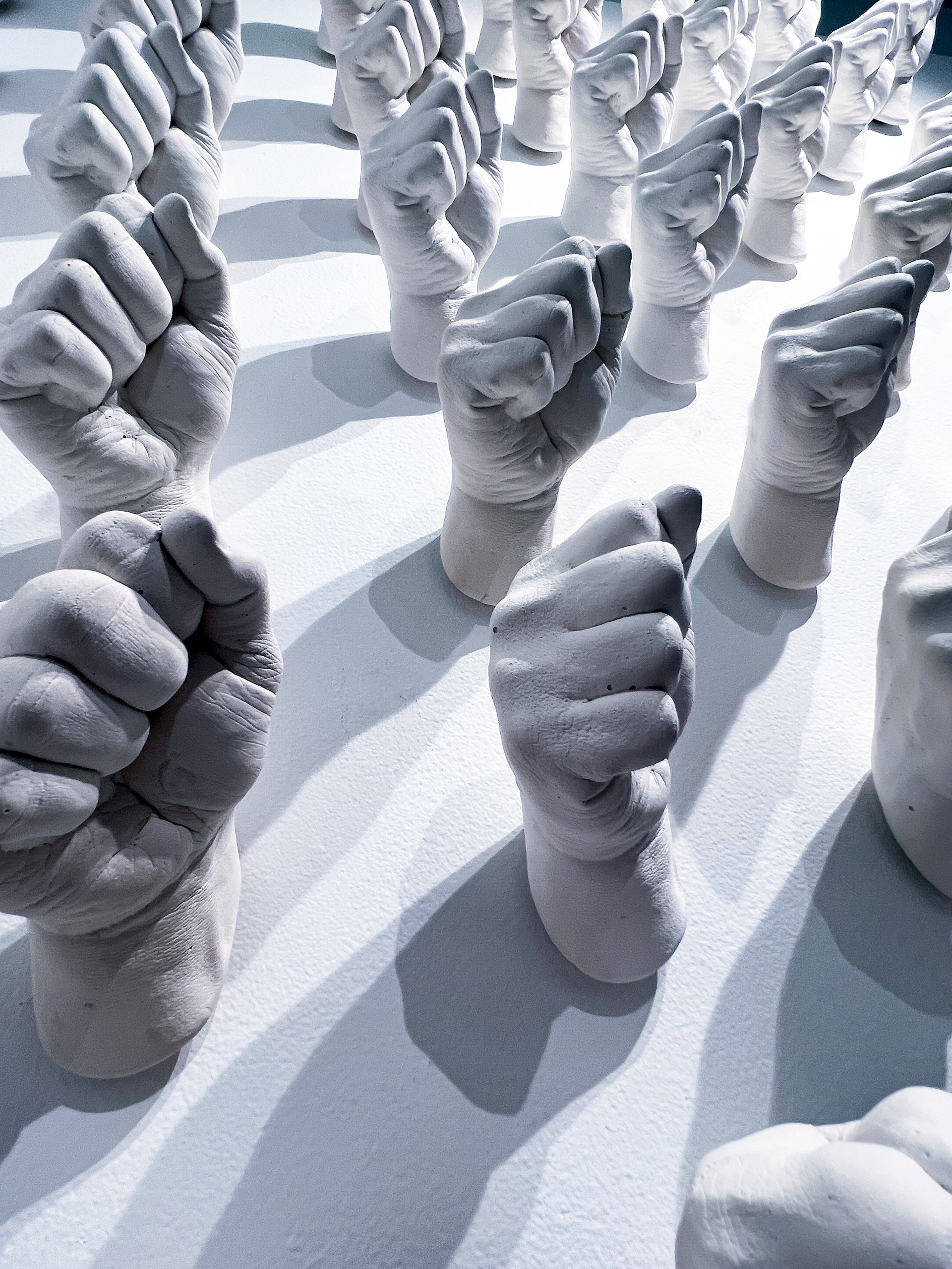 “43”, 2023, plaster, detail