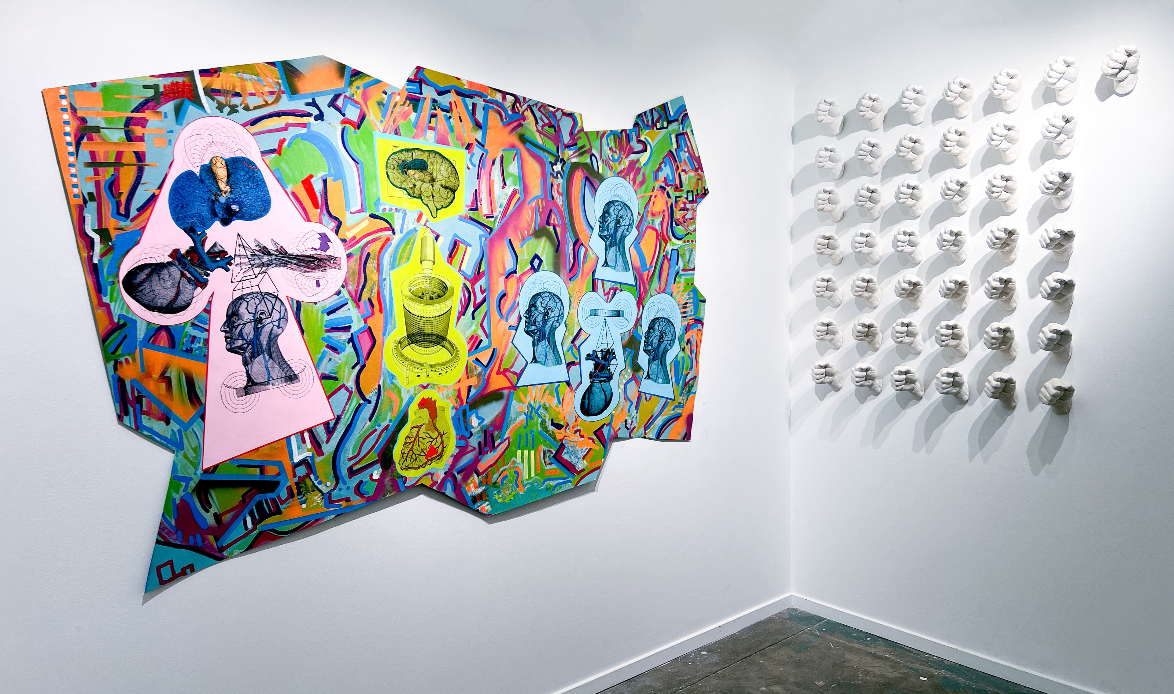 Reconciling Masculinity Installation view: