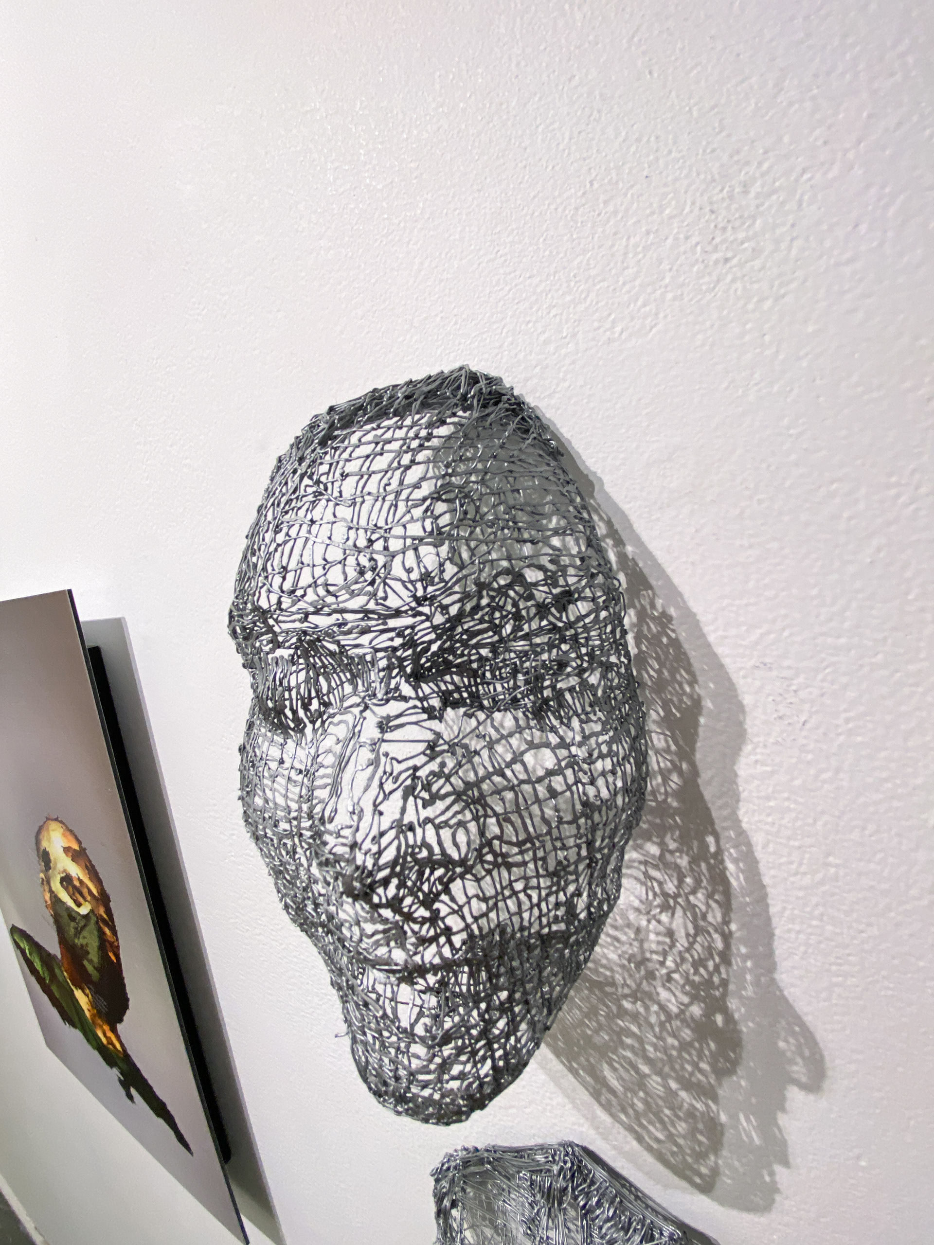 Isolation, 2022, 3D scan print on Dibond and PLA detail