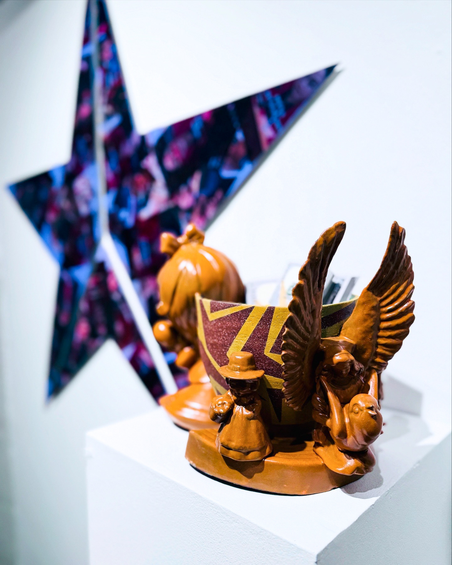 Our Better Angels 7, 2025, glaze on mid-range stoneware, cone 5.