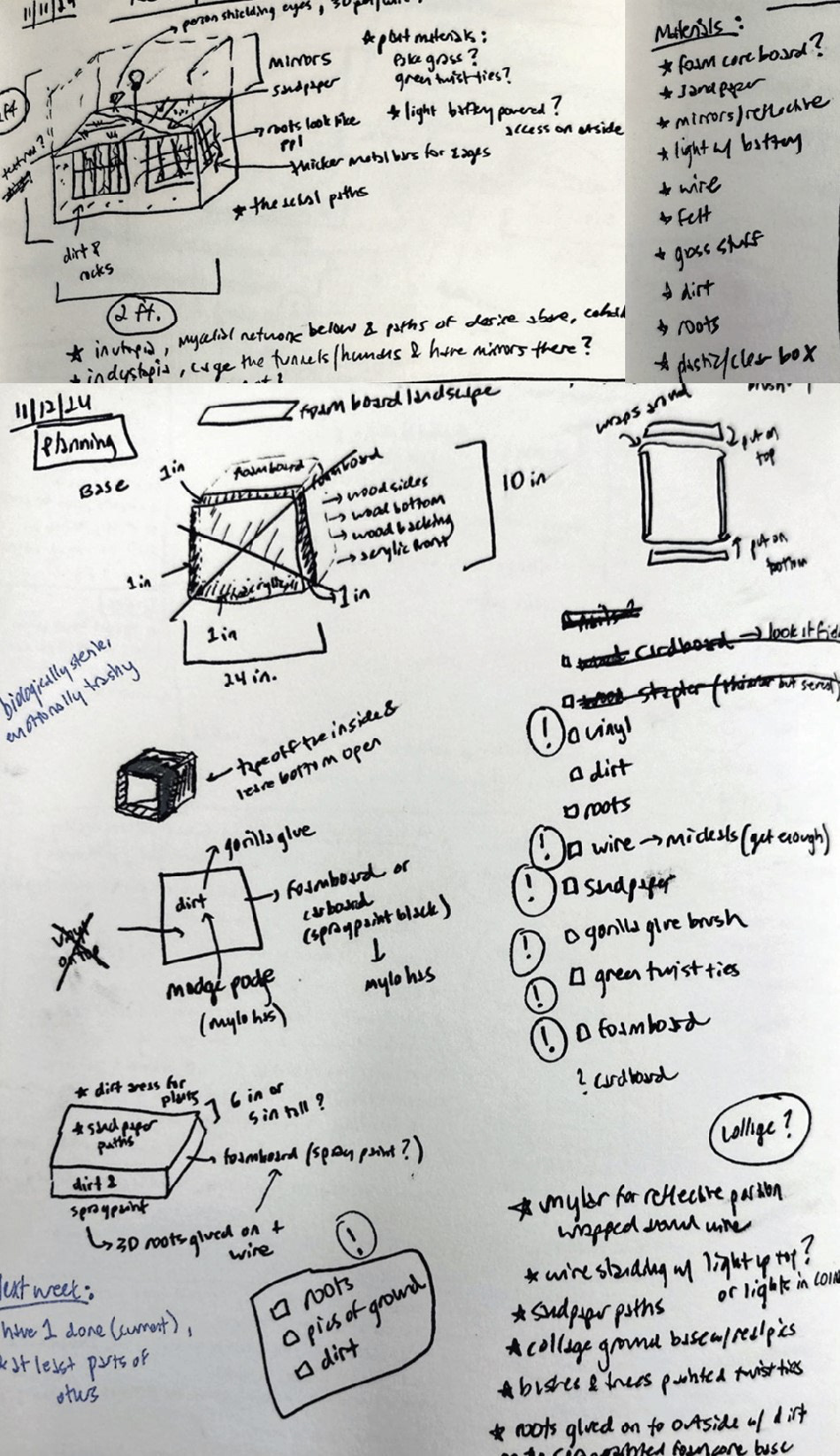 Material planning