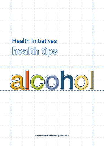 Design for a substance abuse awareness campaign held by the Georgia Tech Campus Recreation Center.