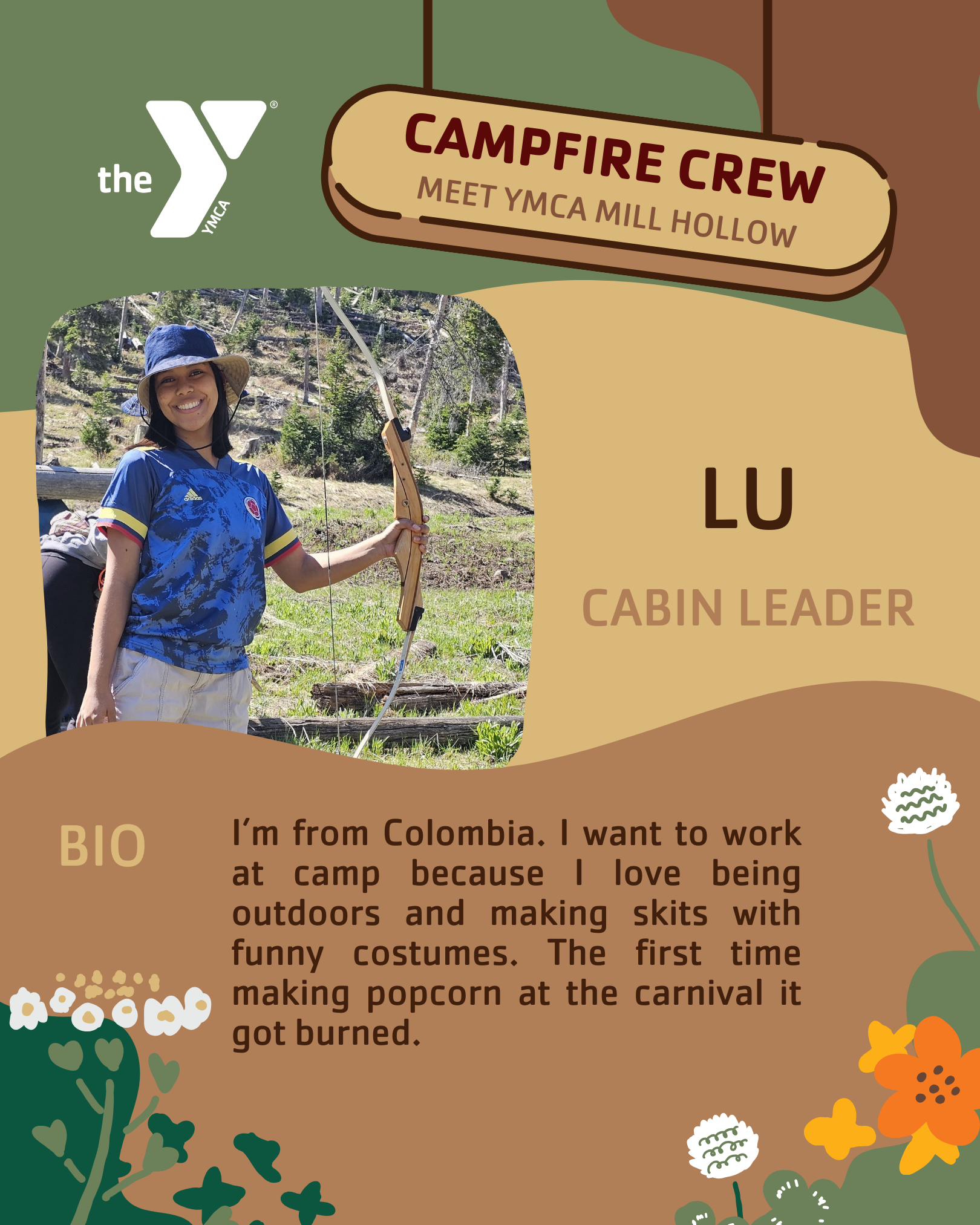 Example of Camp Counselor Bio (part of a series of posts) for the YMCA of Northern Utah