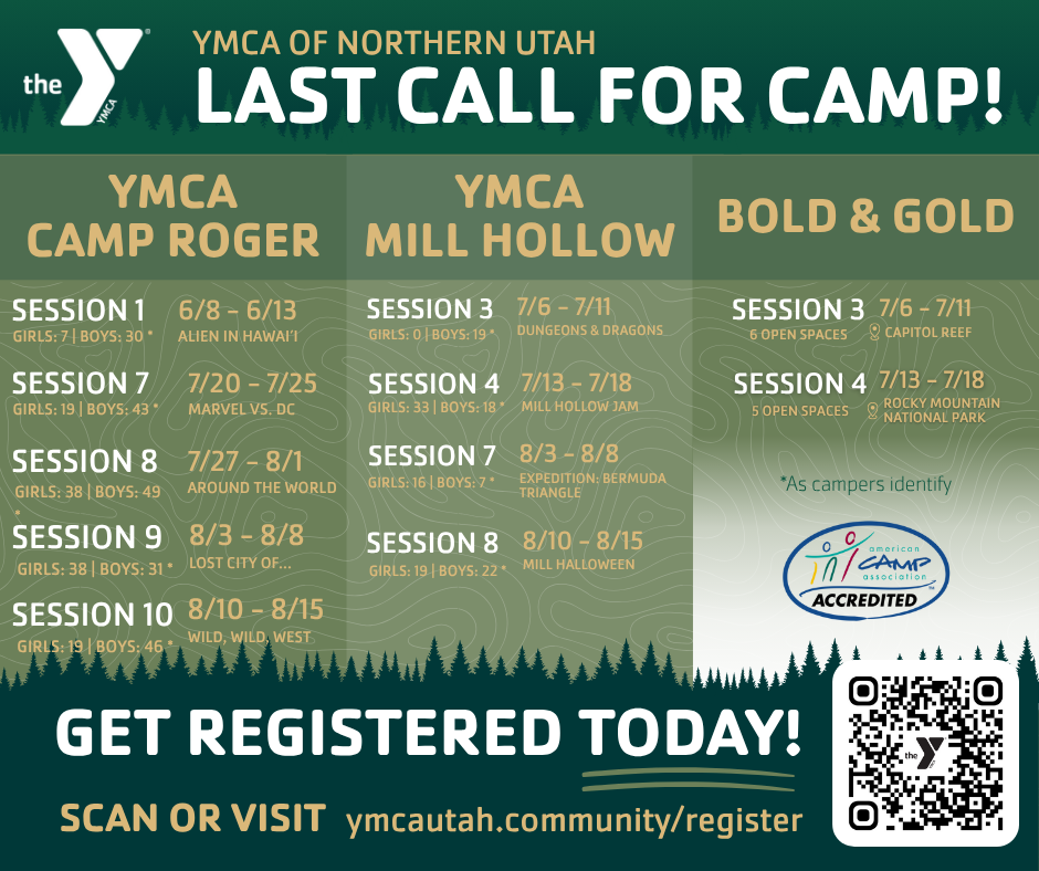 Facebook post for the YMCA of Northern Utah