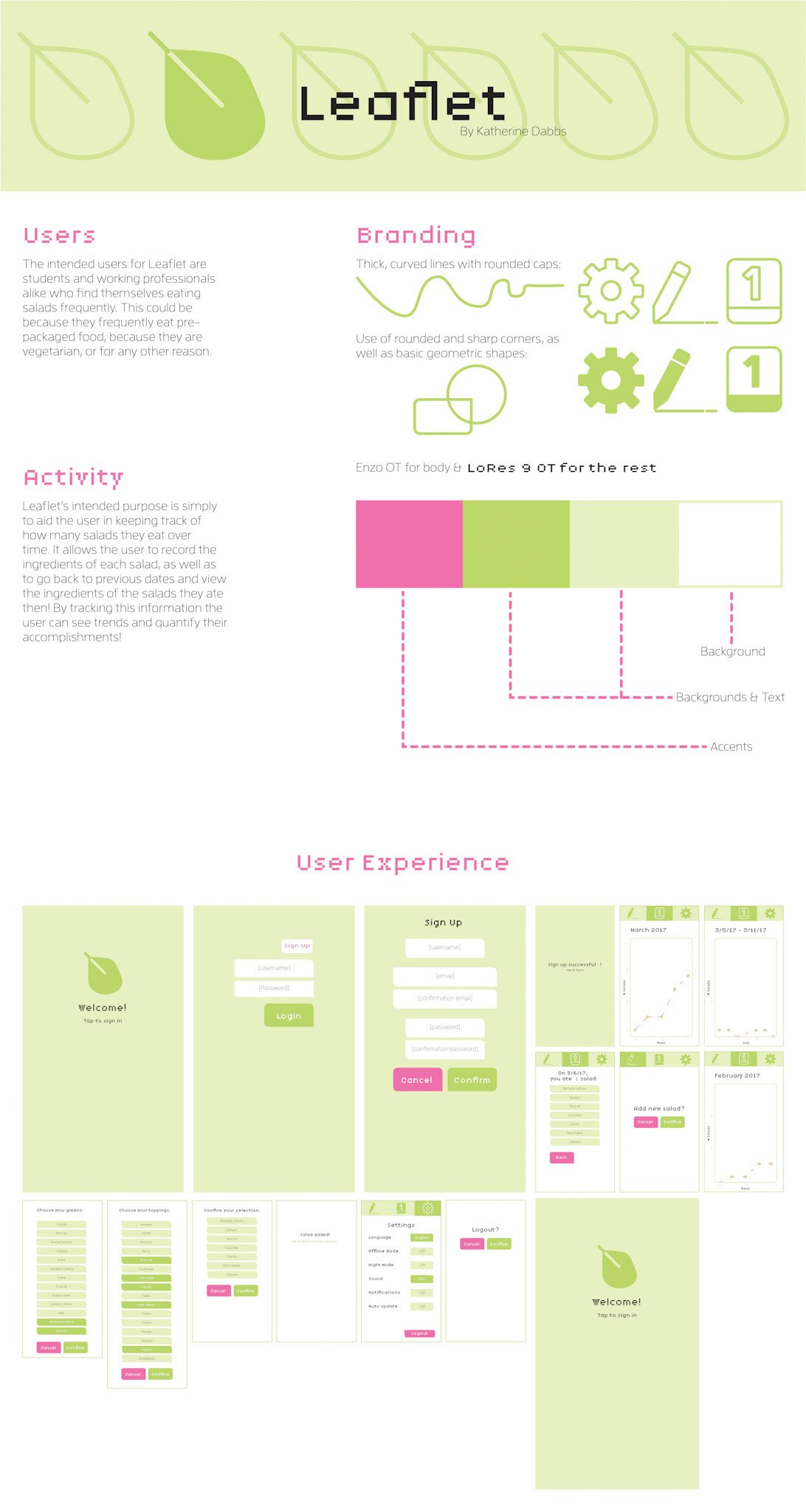 Branding for an app project for sophomore design studio.