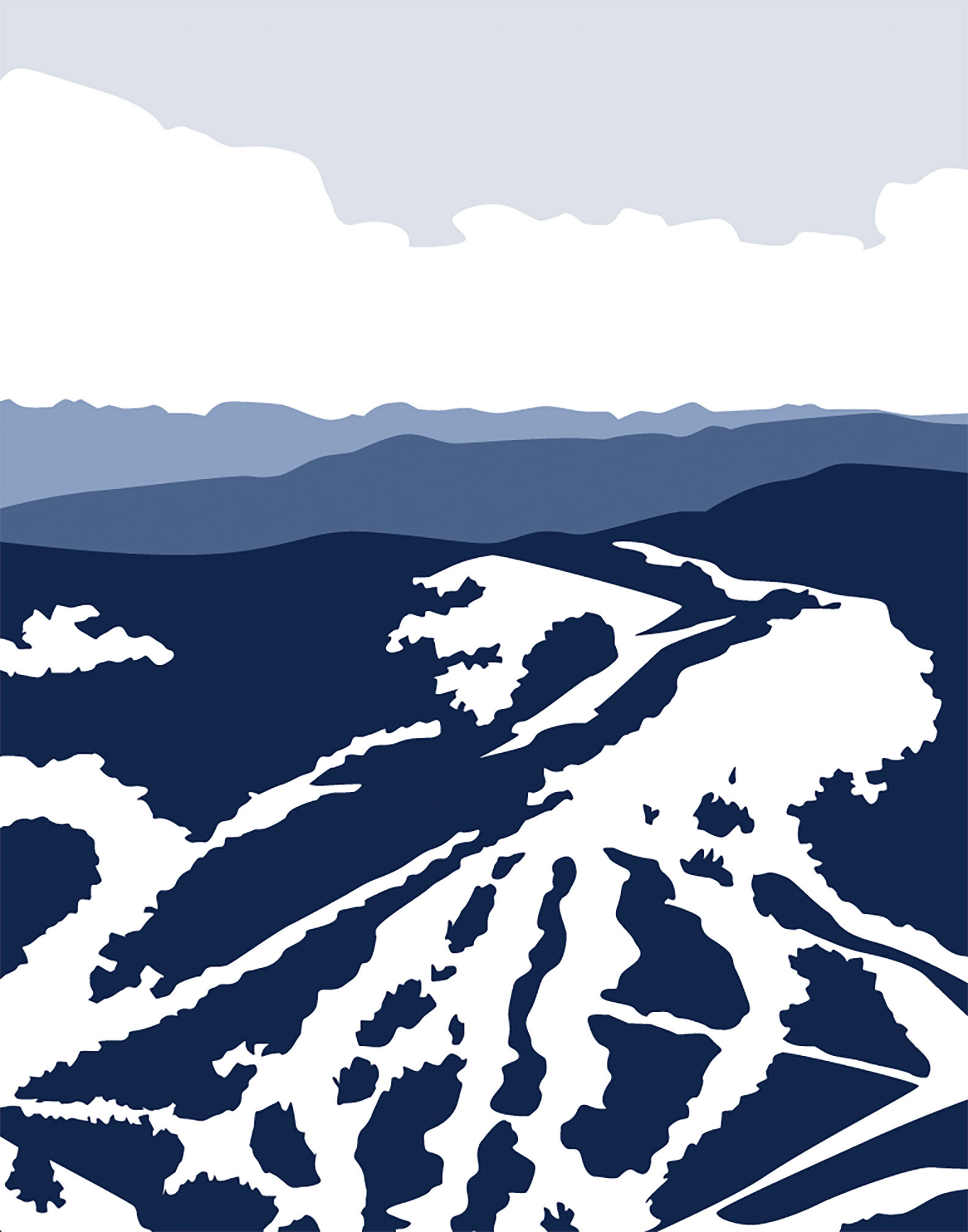 Miscellaneous graphic created for a skiing event hosted by the Georgia Tech Campus Recreation Center.