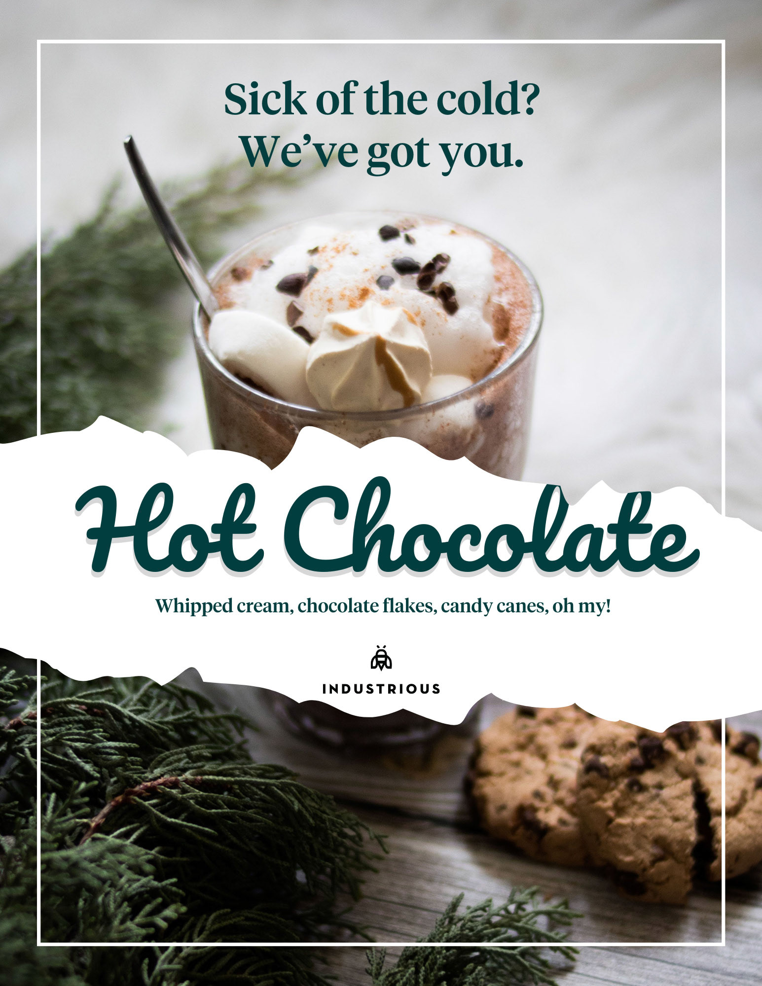 Design created for a hot chocolate display.