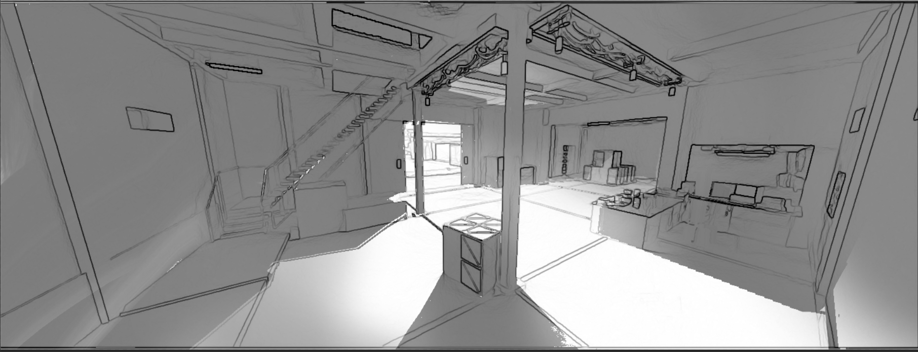 Building 2 - Interior 2 (Sketch)