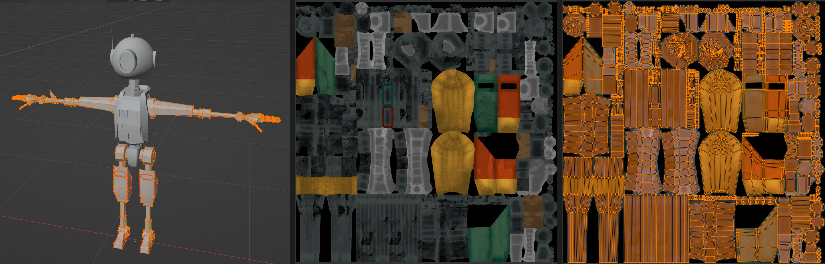 DROID 7 - UV (Arms-Legs)