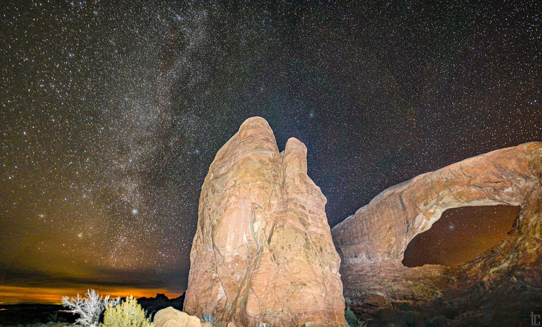 The Windows Arches & Milky Way, Arches National Park