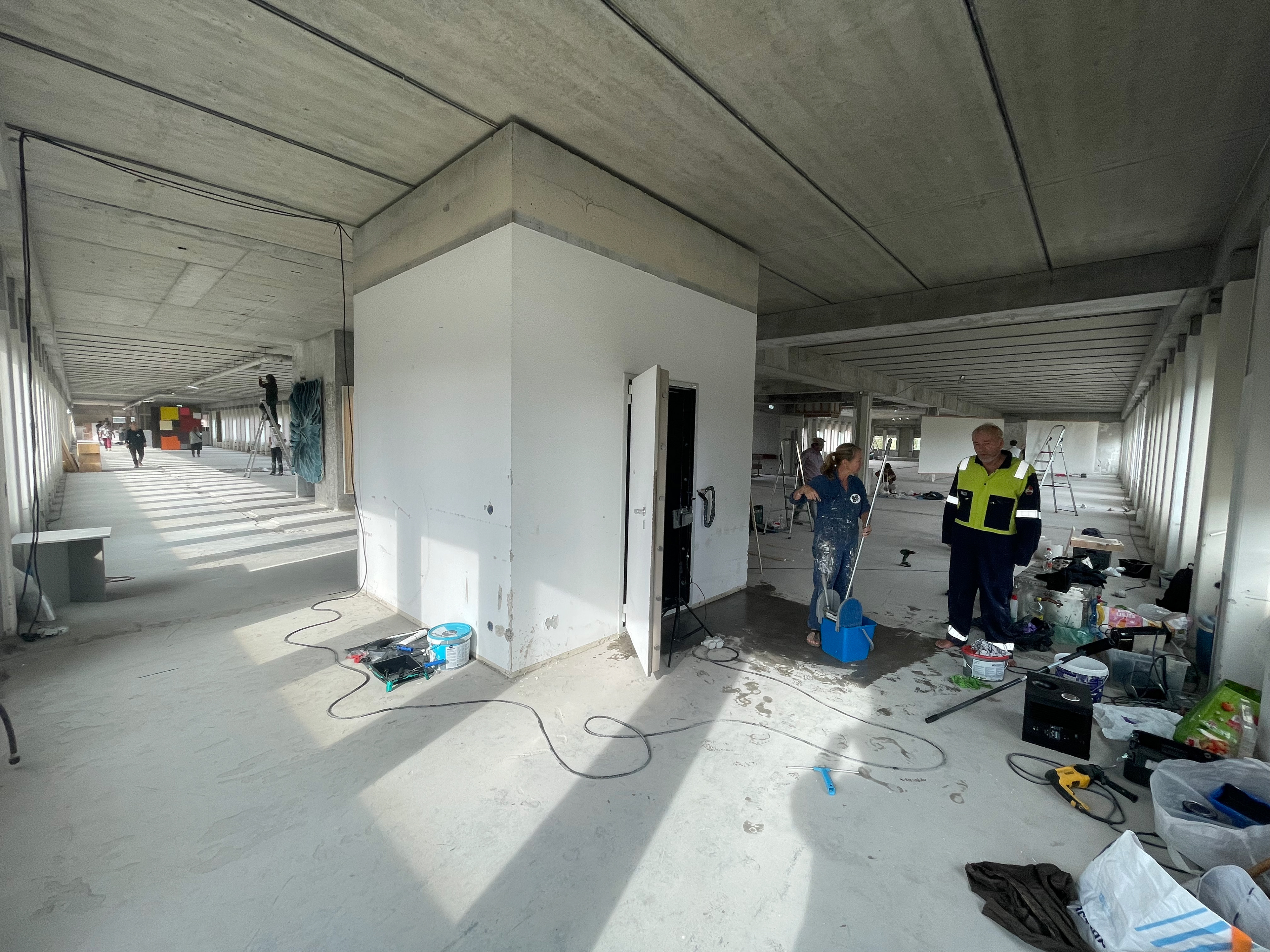 It is a lot of DIY at the Vault of this former prison!