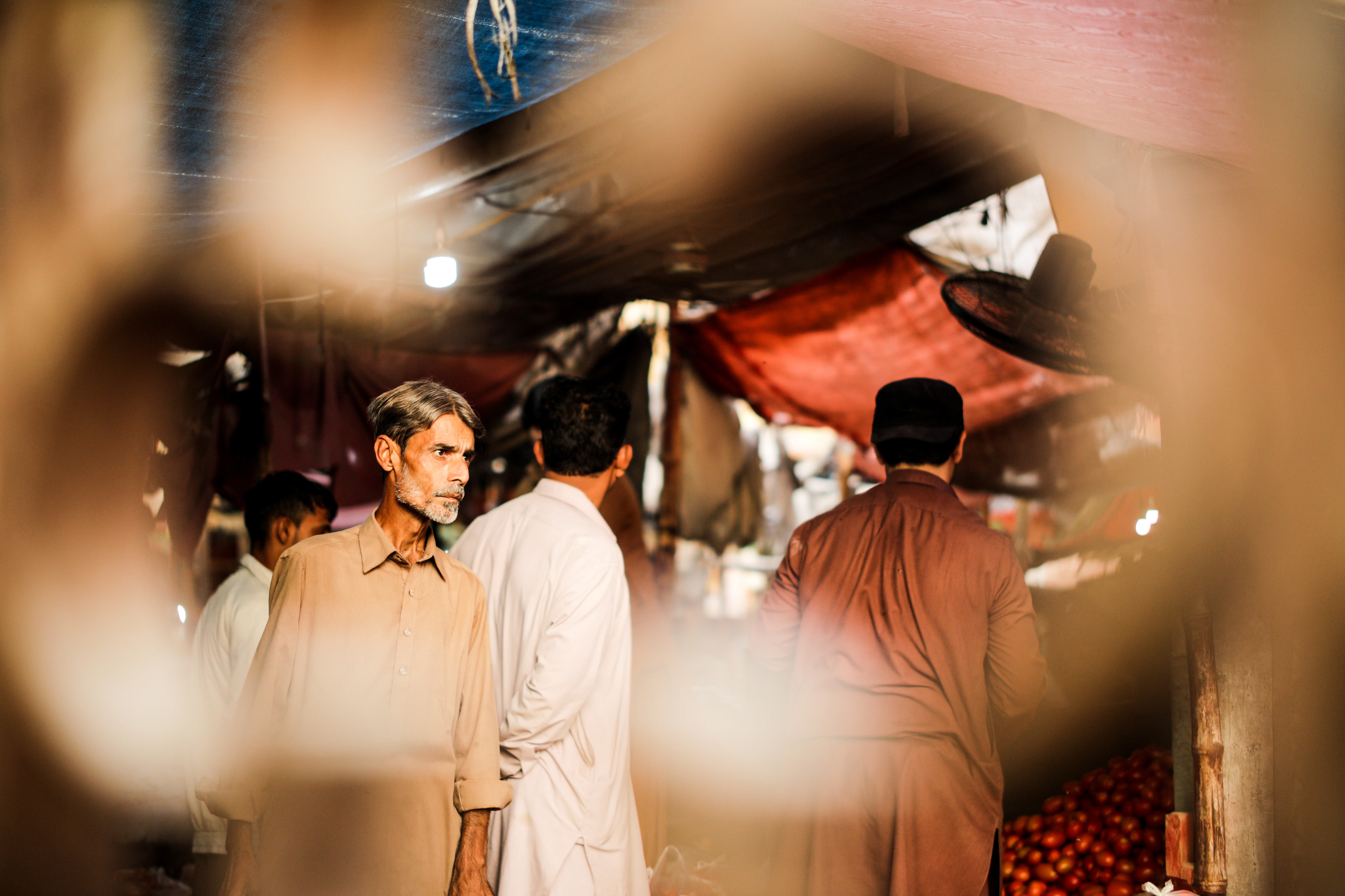 Lee Market still manages to attract a throng of customers despite 8.5% increase in the inflation rate, in Karachi, Pakistan on December 25th 2021.