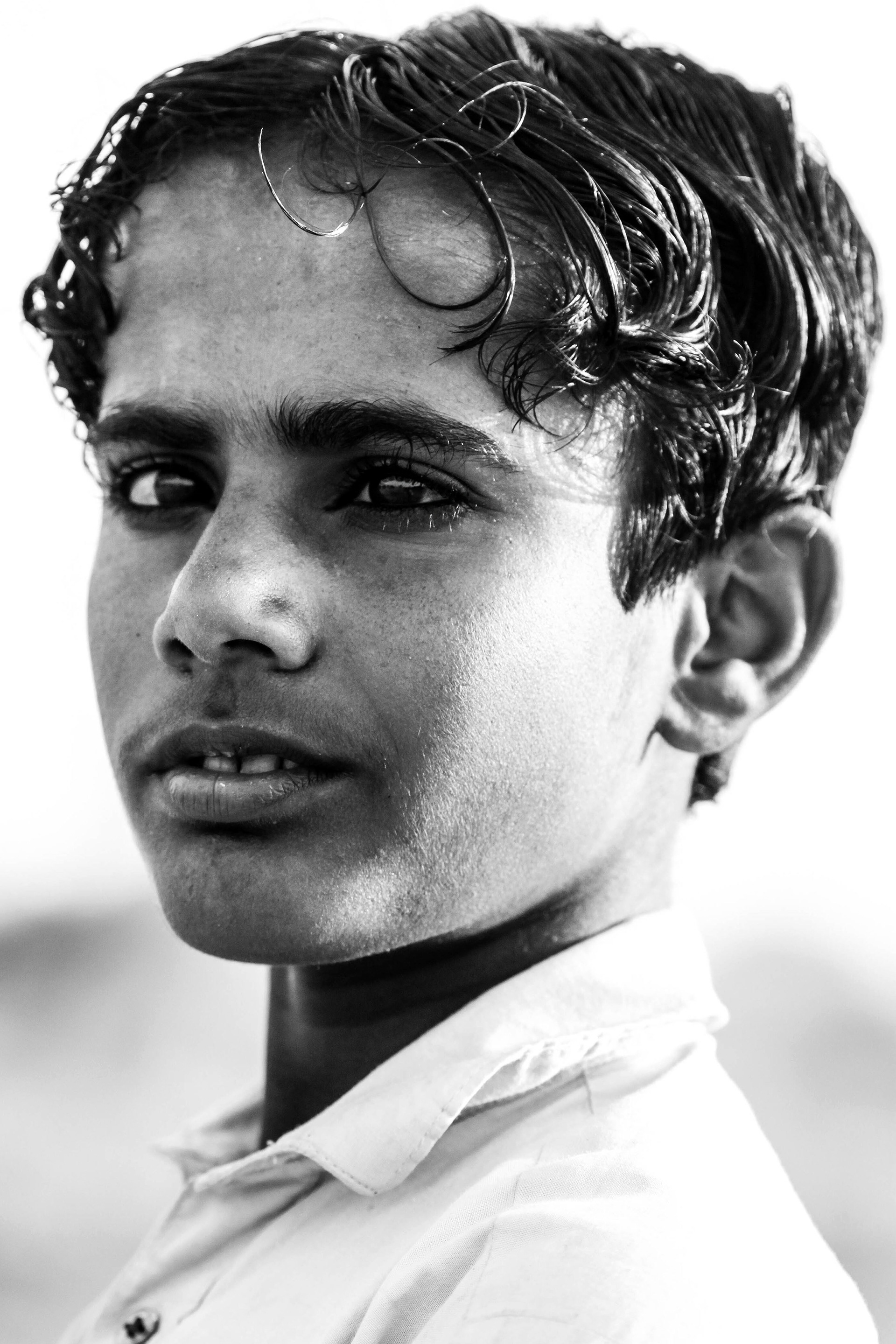 A school kid bunking his class in Nagar Parker, Sindh, Pakistan, February 23rd 2013.