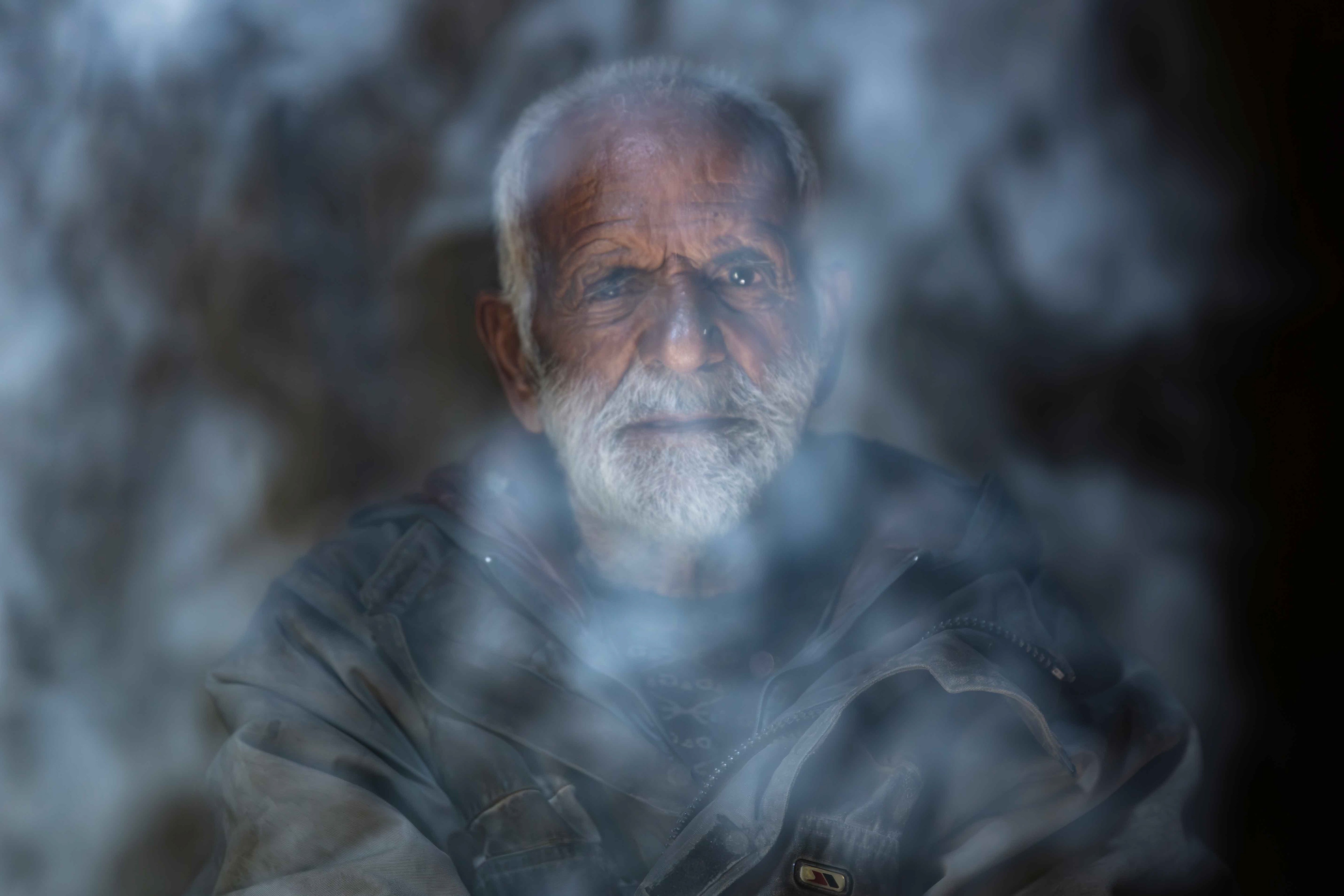 Disham, the oldest shepherd, in Gilgit Baltistan, Pakistan on 21/05/2023