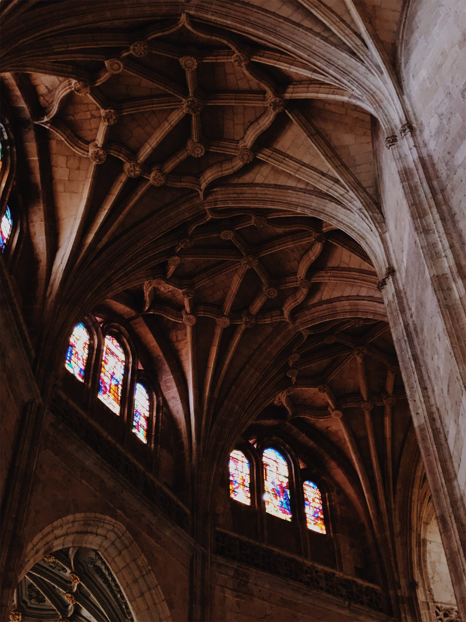 Cathedral ceiling in Segovia