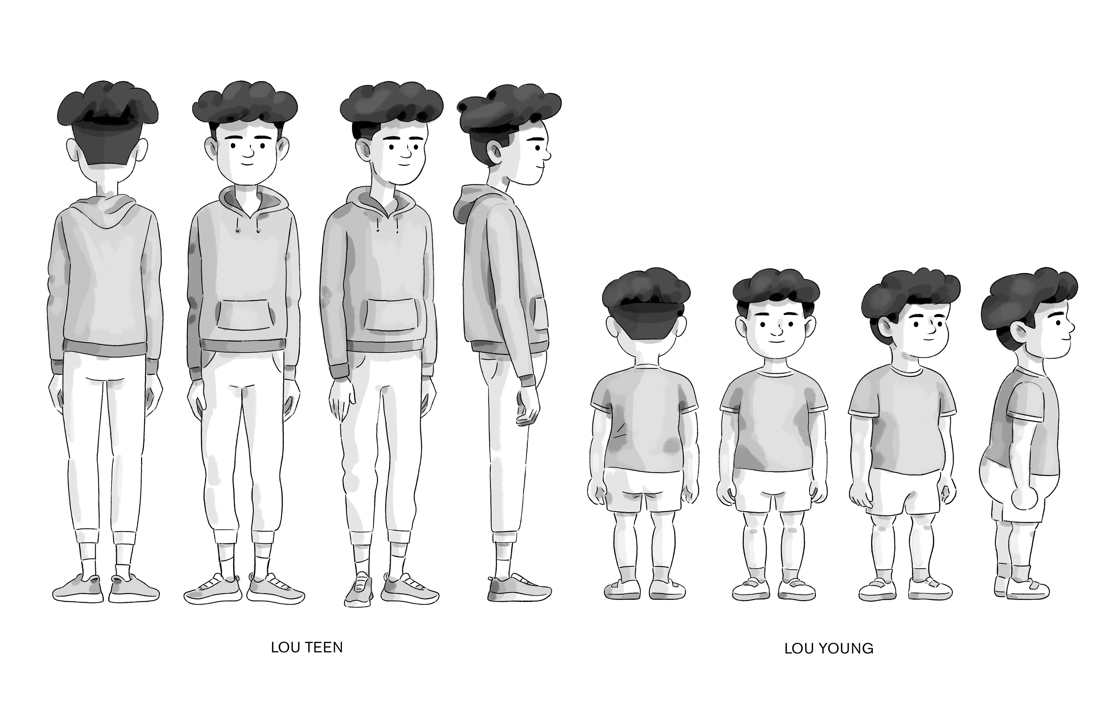 Conception des personnages: Pascaline Lefebvre