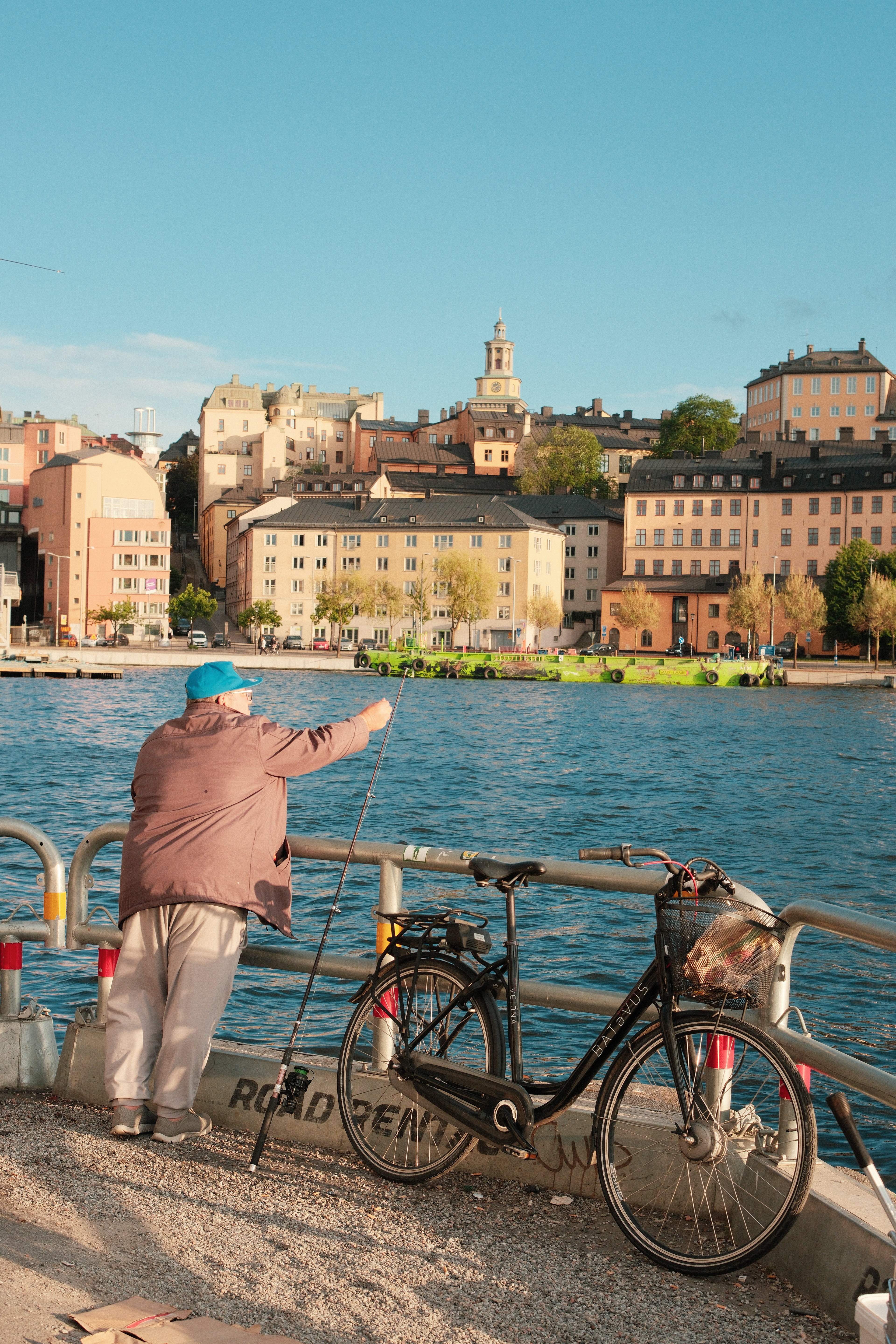 Fishing in Riddarholmen