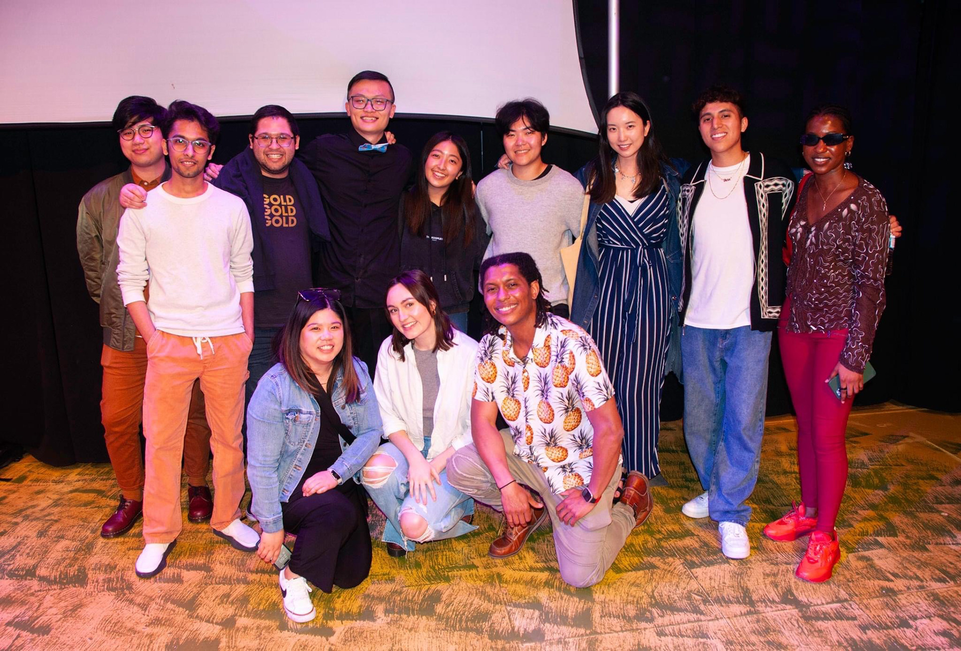 Premiere picture with Academy Gold 2022 peers for my short FISH (2023)